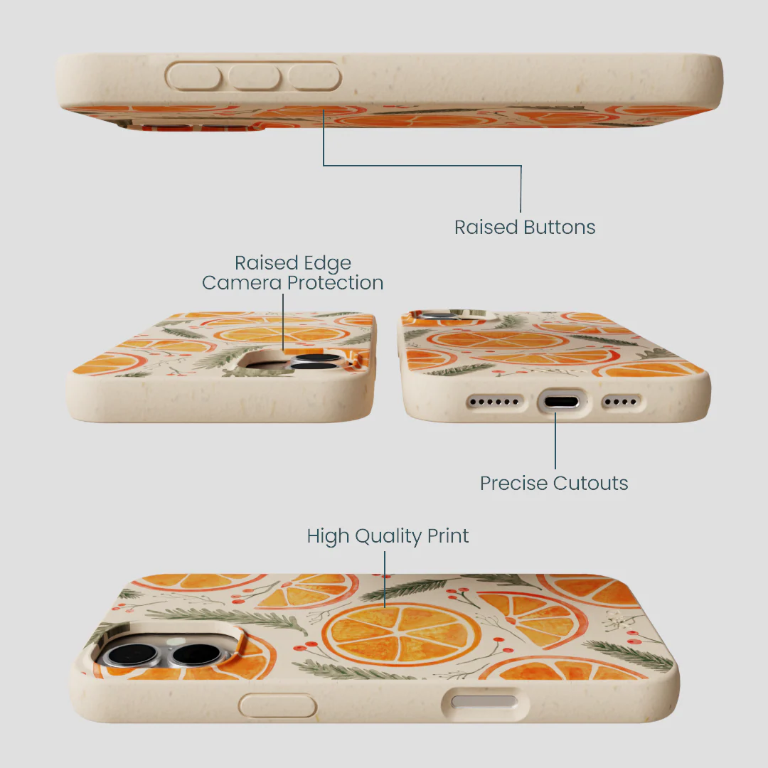 Seashell Citrus Cheer iPhone 16 Plus Case - Image 3