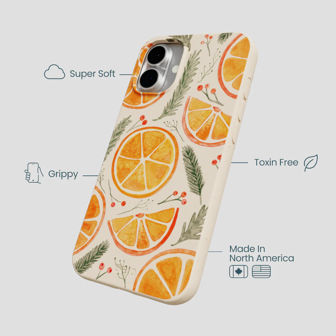 Seashell Citrus Cheer iPhone 16 Plus Case - Image 4