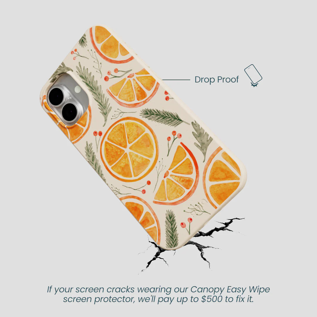 Seashell Citrus Cheer iPhone 16 Plus Case - Image 5