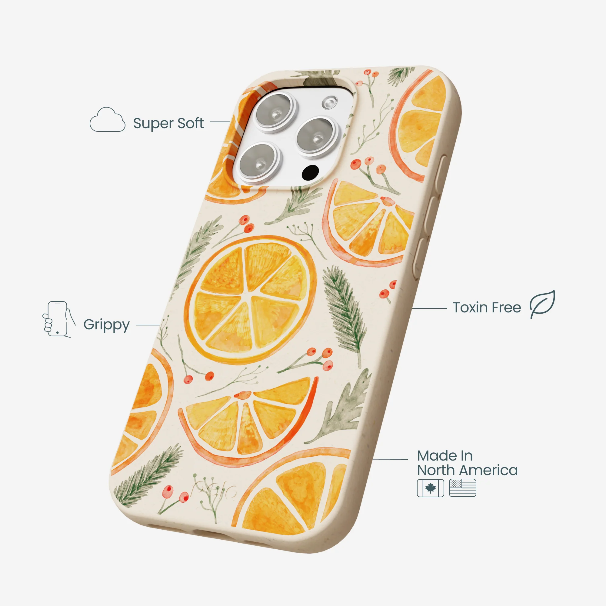 Seashell Citrus Cheer iPhone 16 Pro Max Case - Image 4