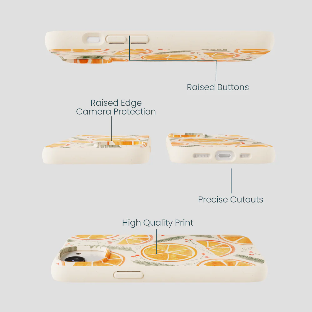 Seashell Citrus Cheer iPhone 16e/17e Case - Image 3