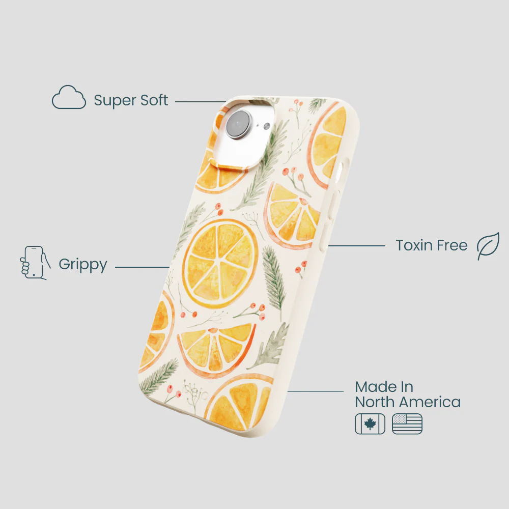Seashell Citrus Cheer iPhone 16e/17e Case - Image 4