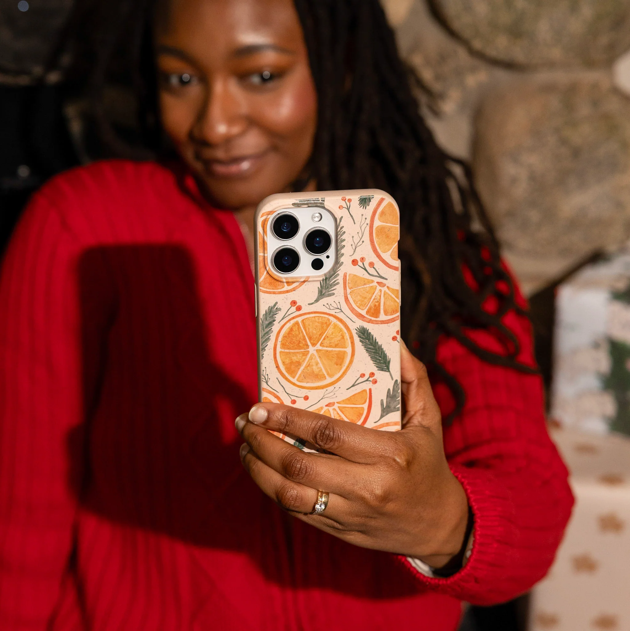 Seashell Citrus Cheer iPhone 6/6s/7/8/SE Case - Image 6