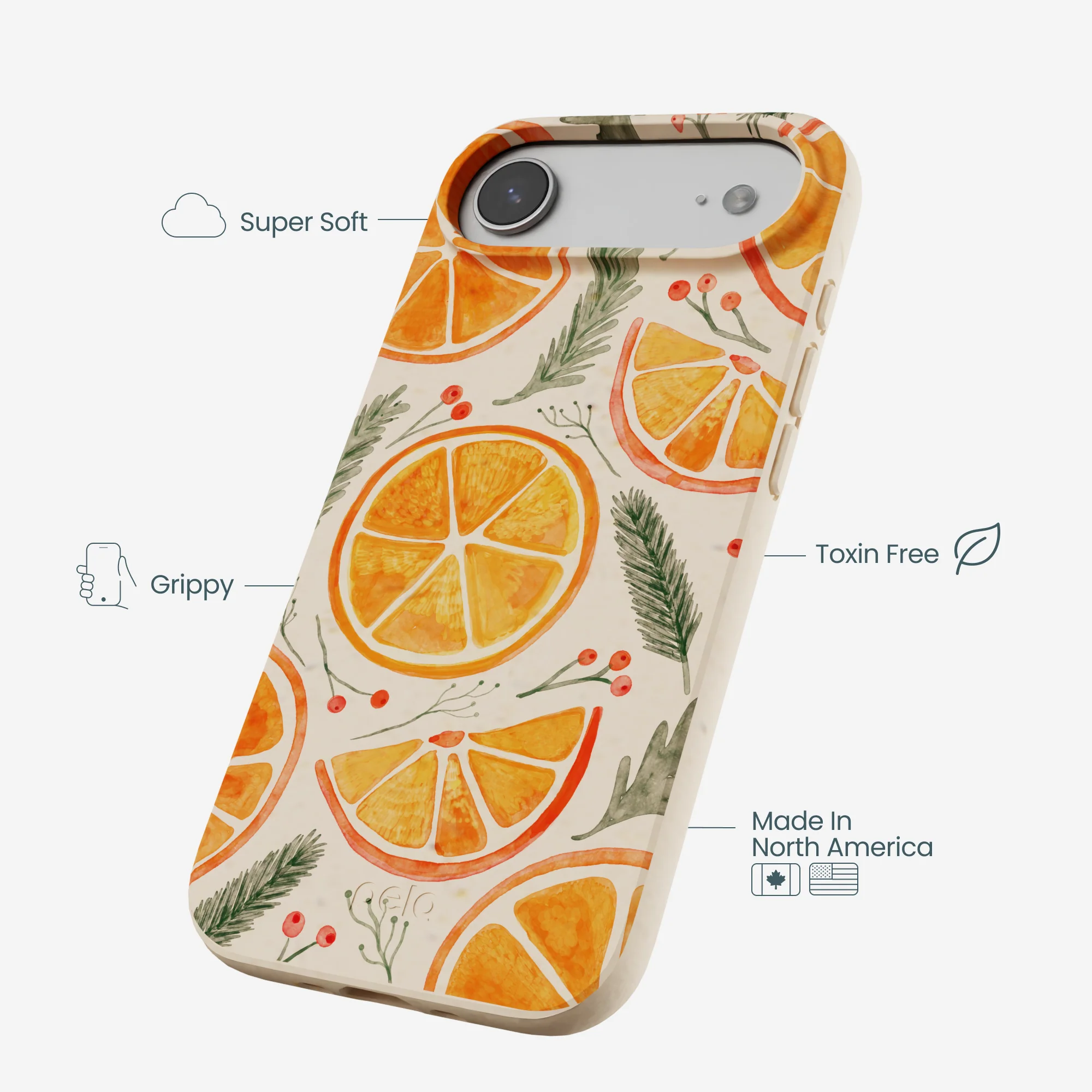 Seashell Citrus Cheer iPhone Air Case - Image 4