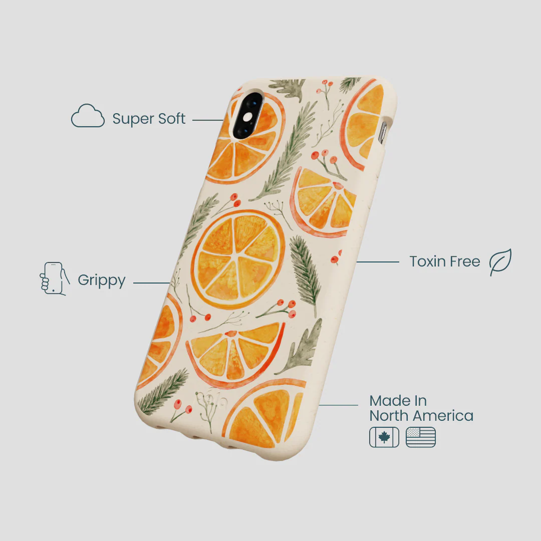 Seashell Citrus Cheer iPhone XR Case - Image 4