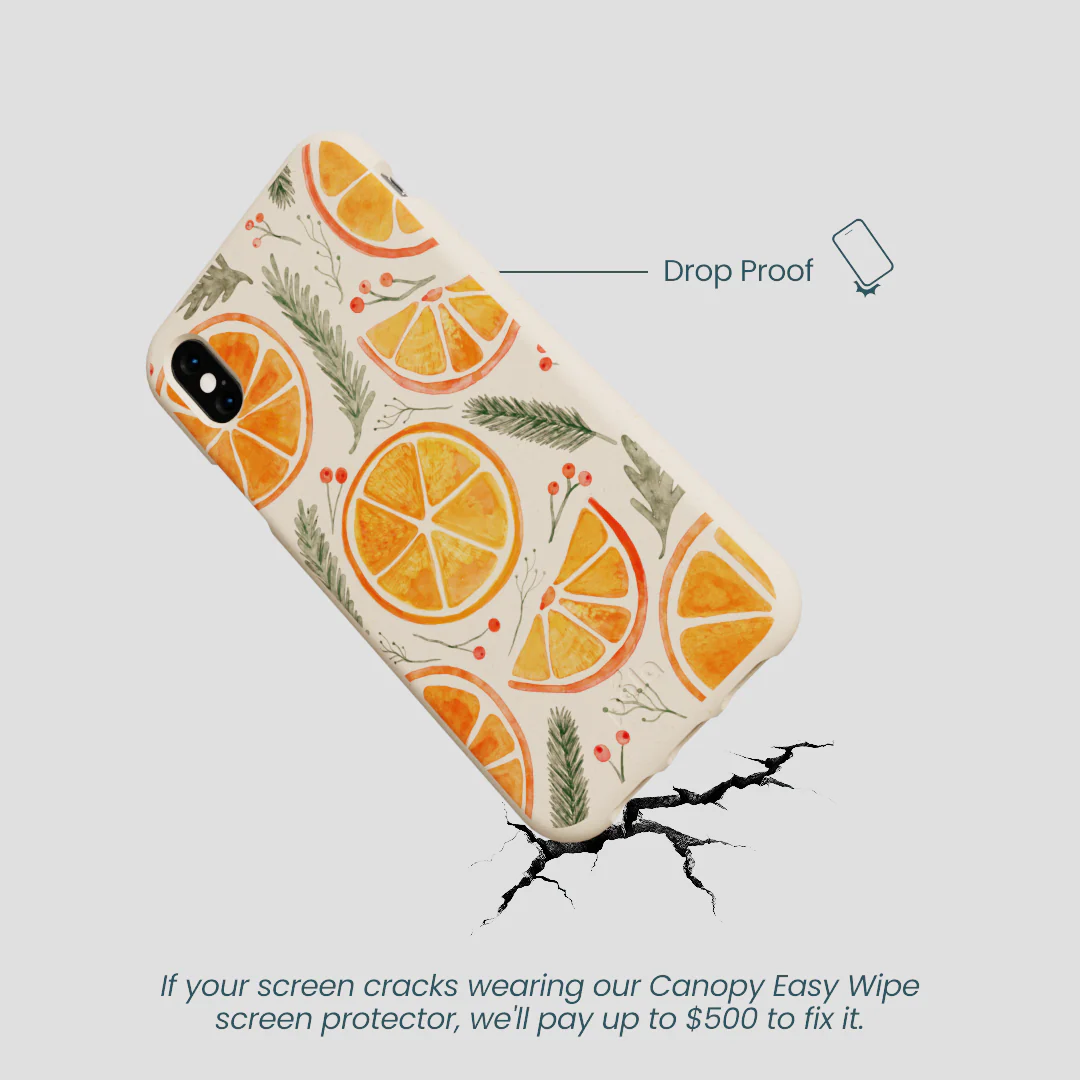 Seashell Citrus Cheer iPhone XR Case - Image 5