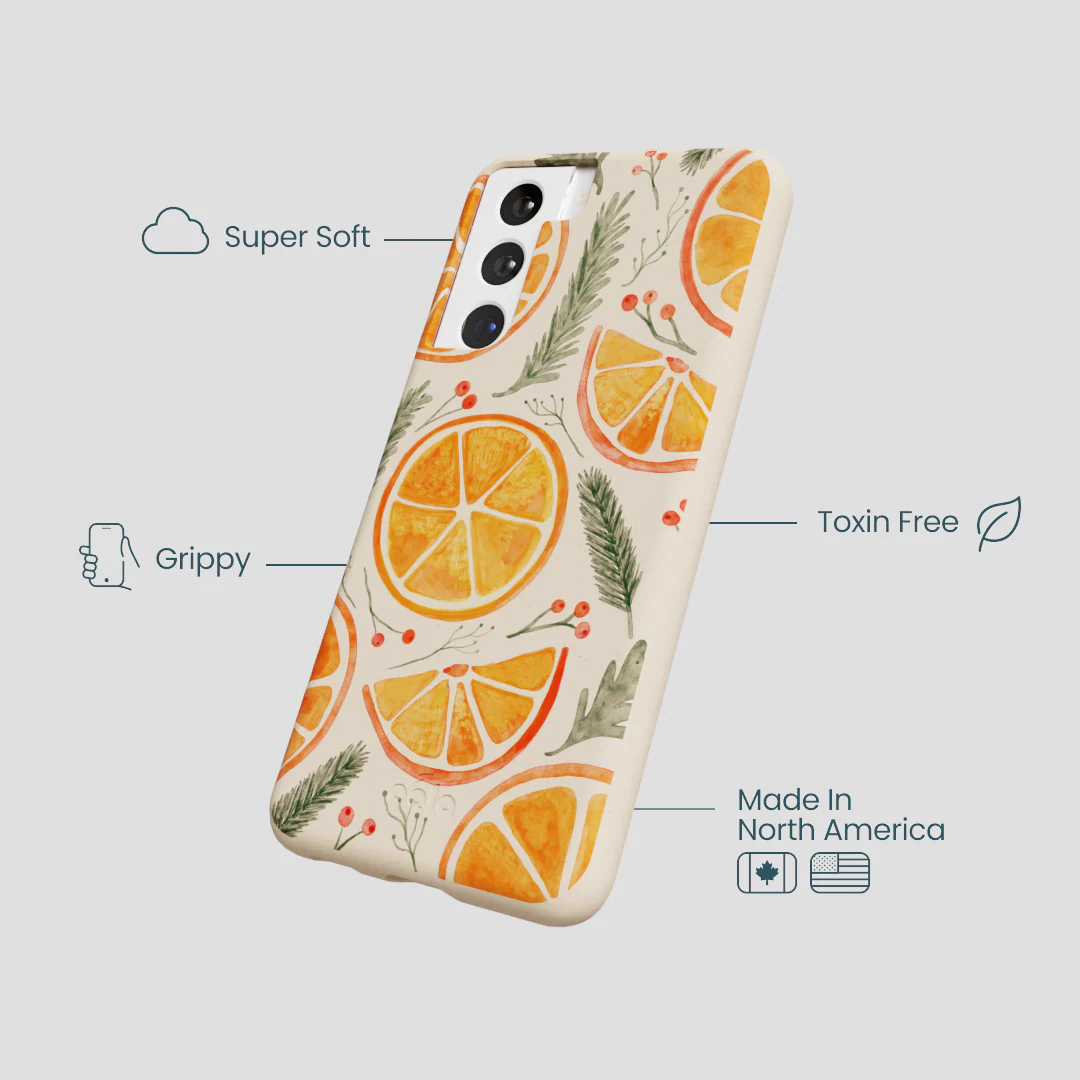 Seashell Citrus Cheer Samsung Galaxy S21 Case - Image 4