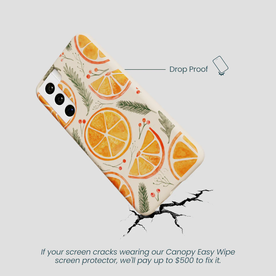 Seashell Citrus Cheer Samsung Galaxy S21 Case - Image 5