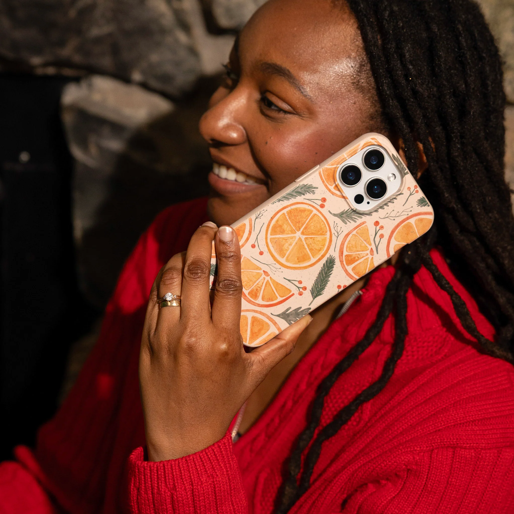 Seashell Citrus Cheer Samsung Galaxy S22 Case - Image 2