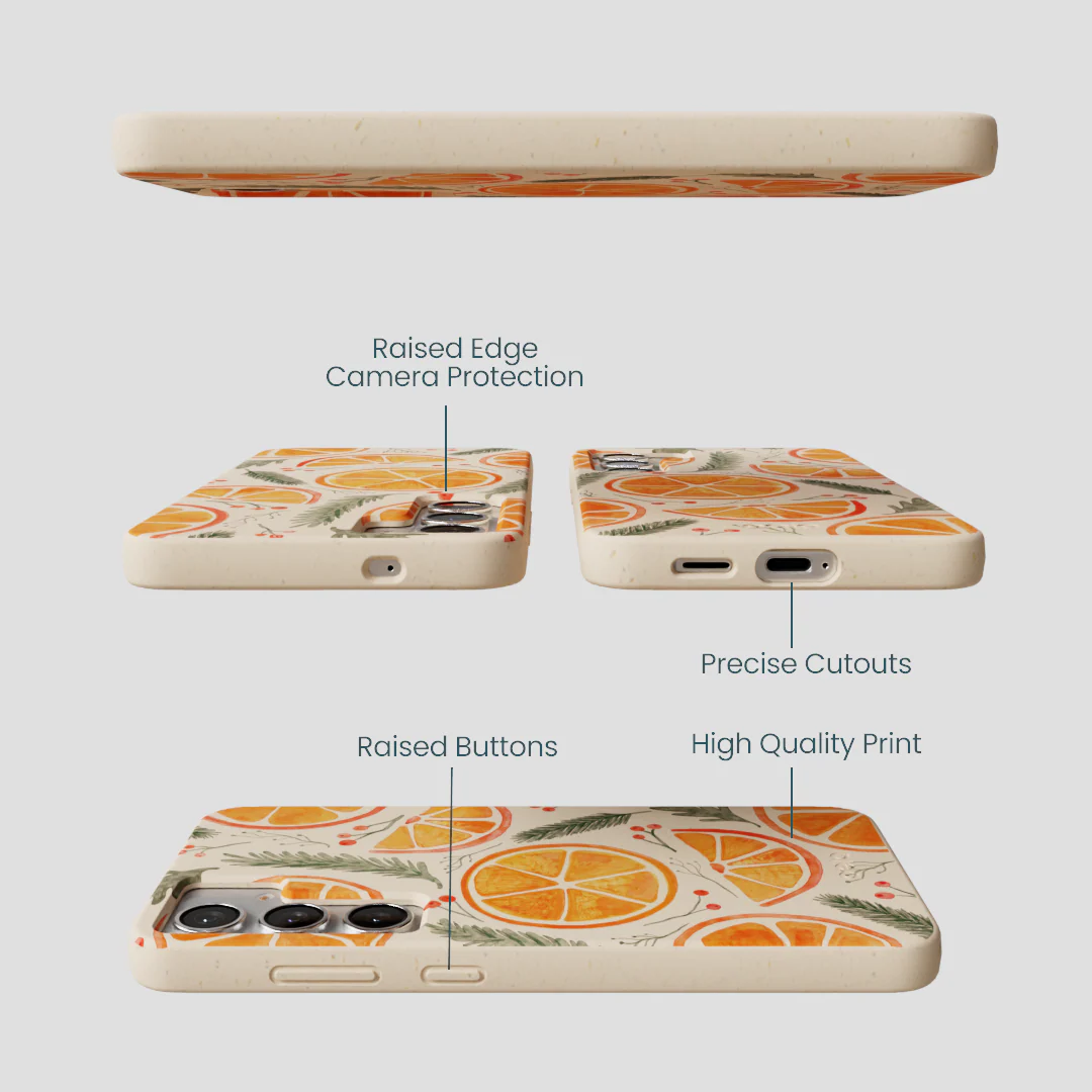 Seashell Citrus Cheer Samsung Galaxy S25+(Plus) Case - Image 3