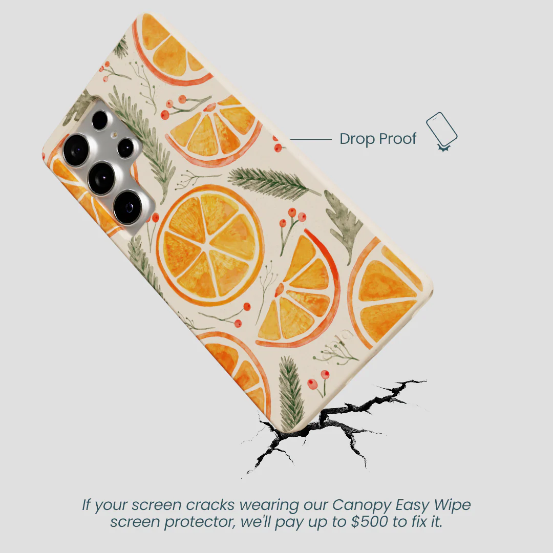Seashell Citrus Cheer Samsung Galaxy S25 Ultra Case - Image 5