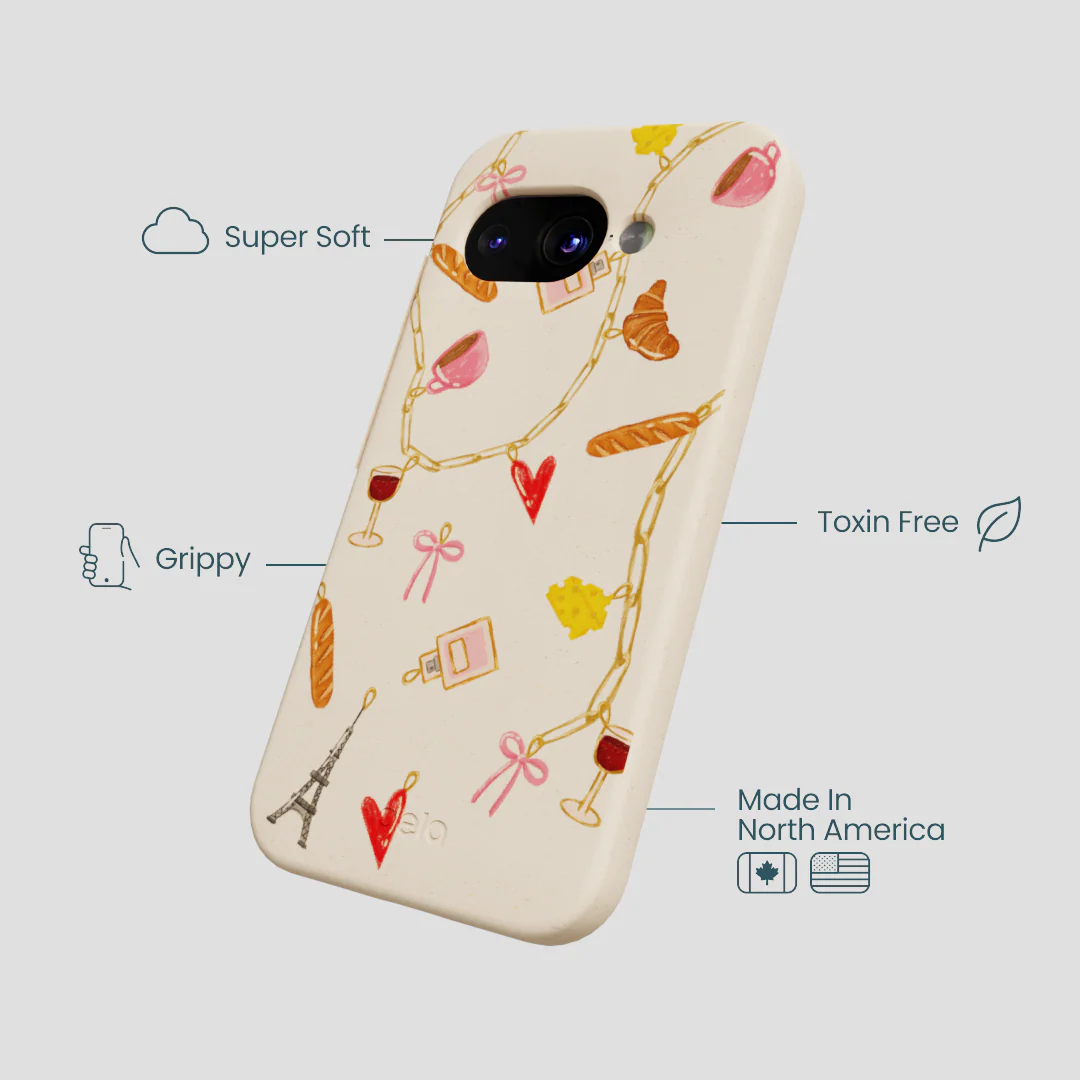 Seashell City of Love Google Pixel 9a Case - Image 3