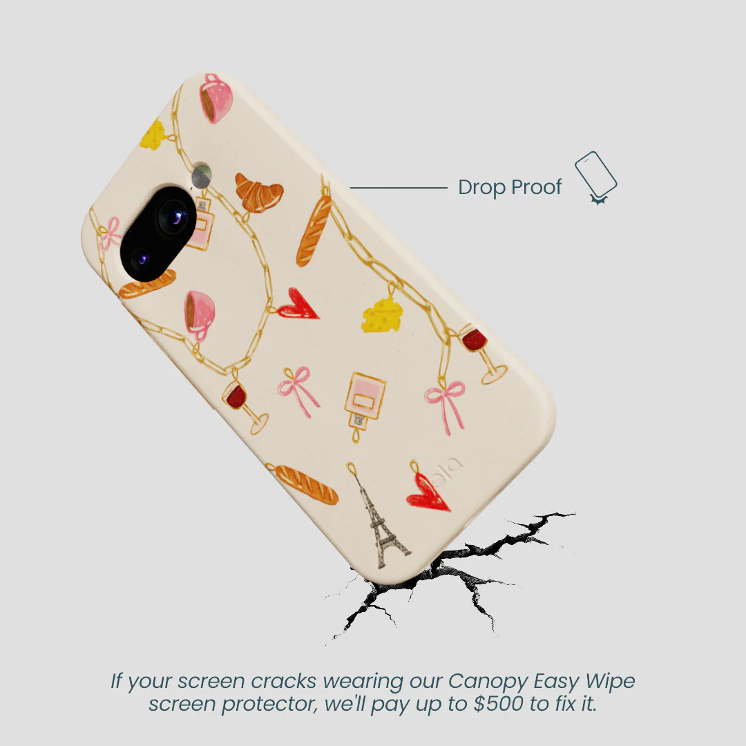 Seashell City of Love Google Pixel 9a Case - Image 4