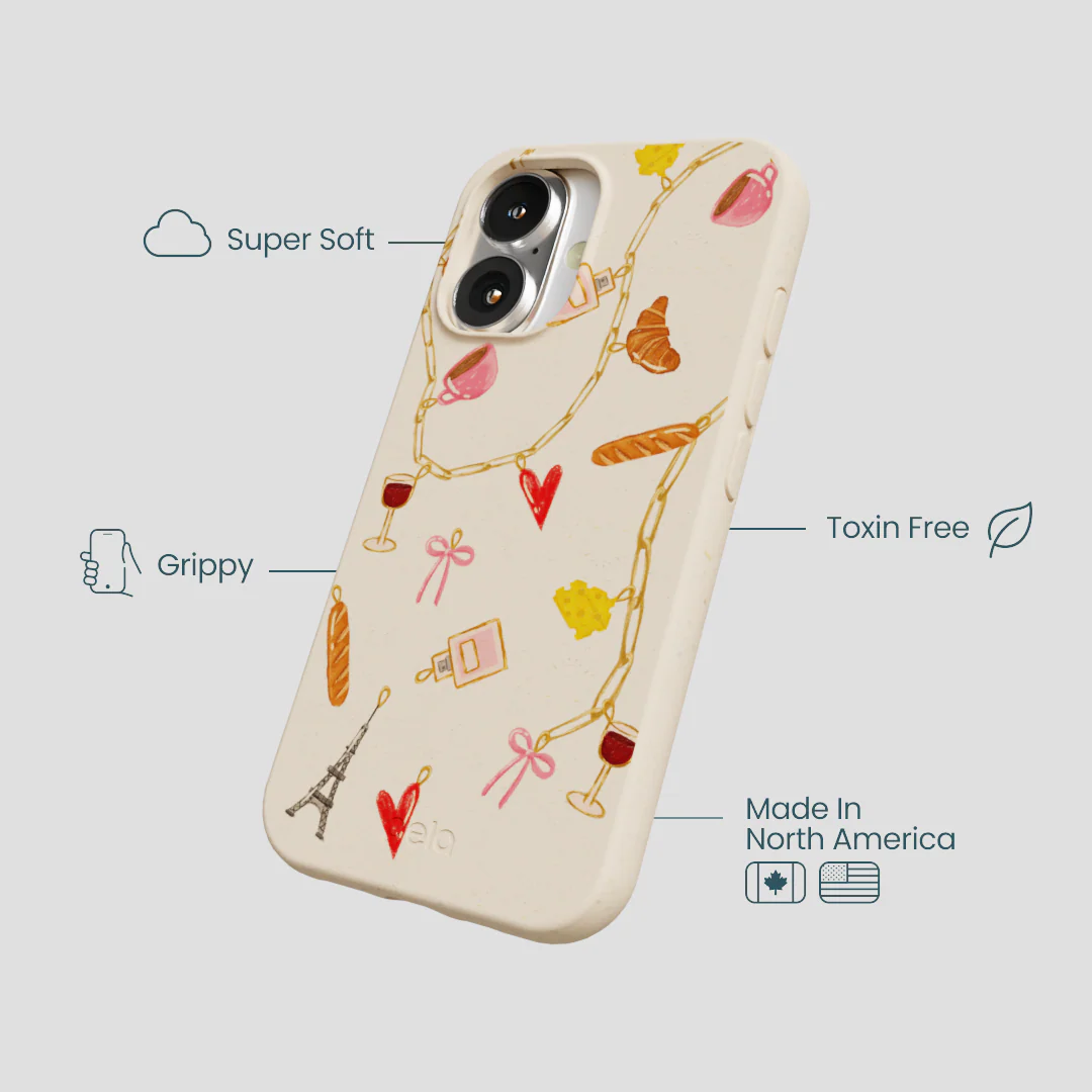 Seashell City of Love iPhone 16 Case - Image 4