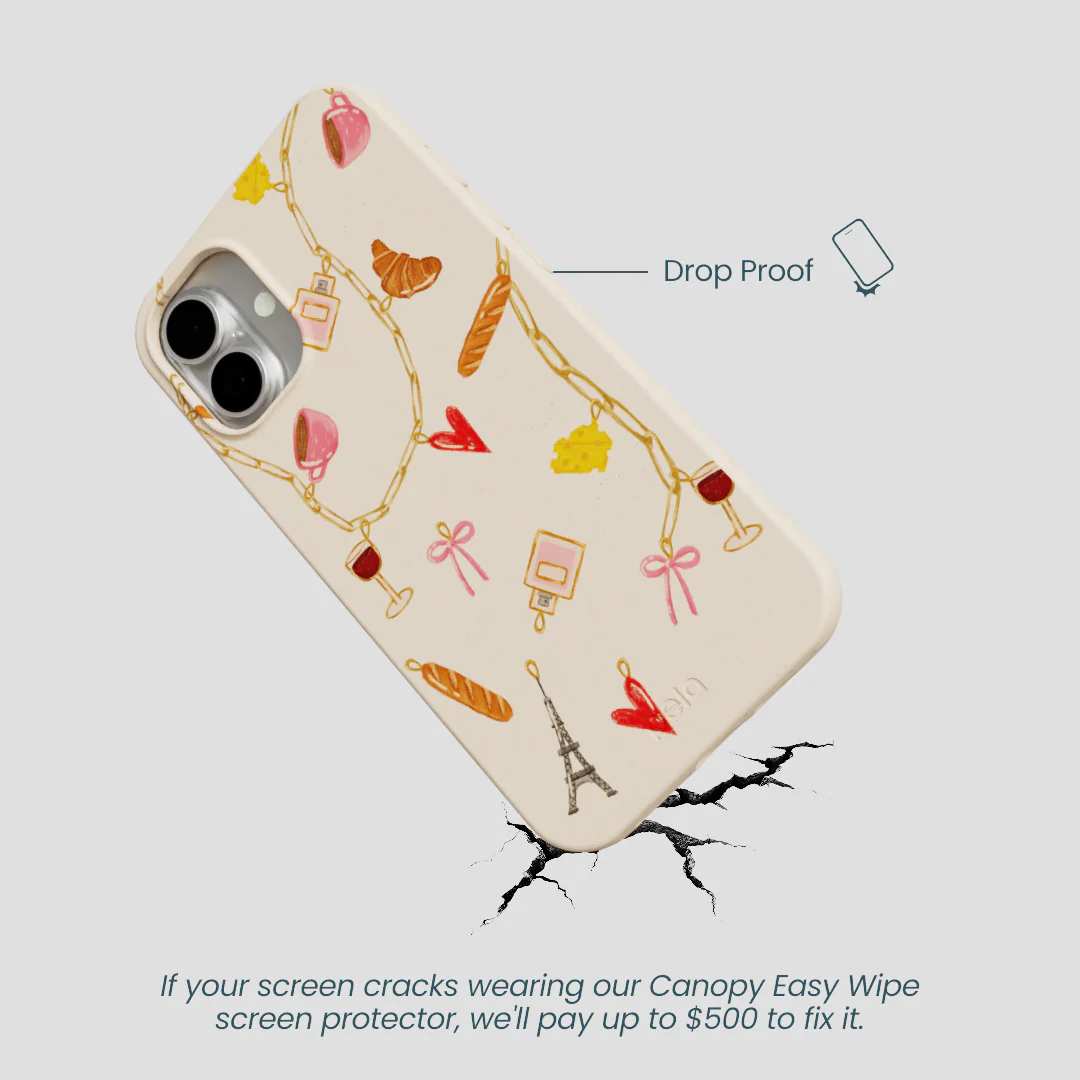 Seashell City of Love iPhone 16 Plus Case - Image 5
