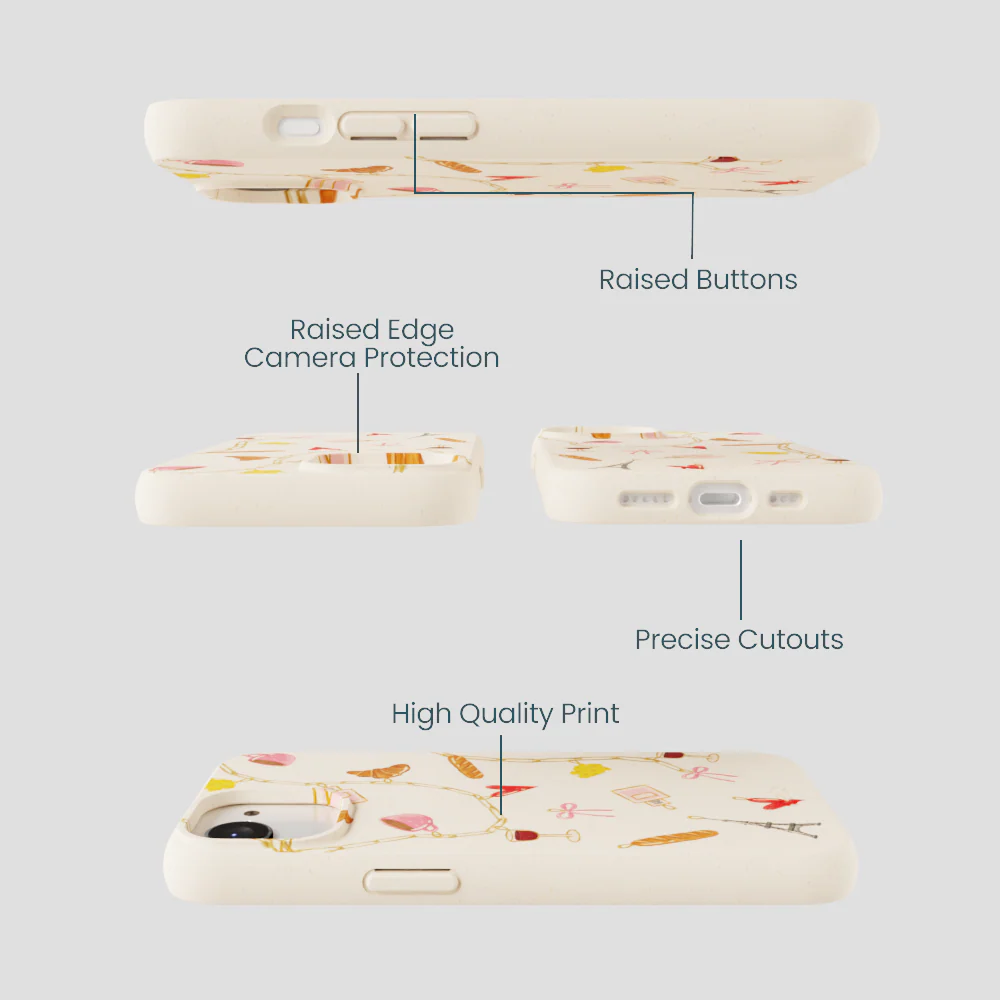 Seashell City of Love iPhone 16e/17e Case - Image 3
