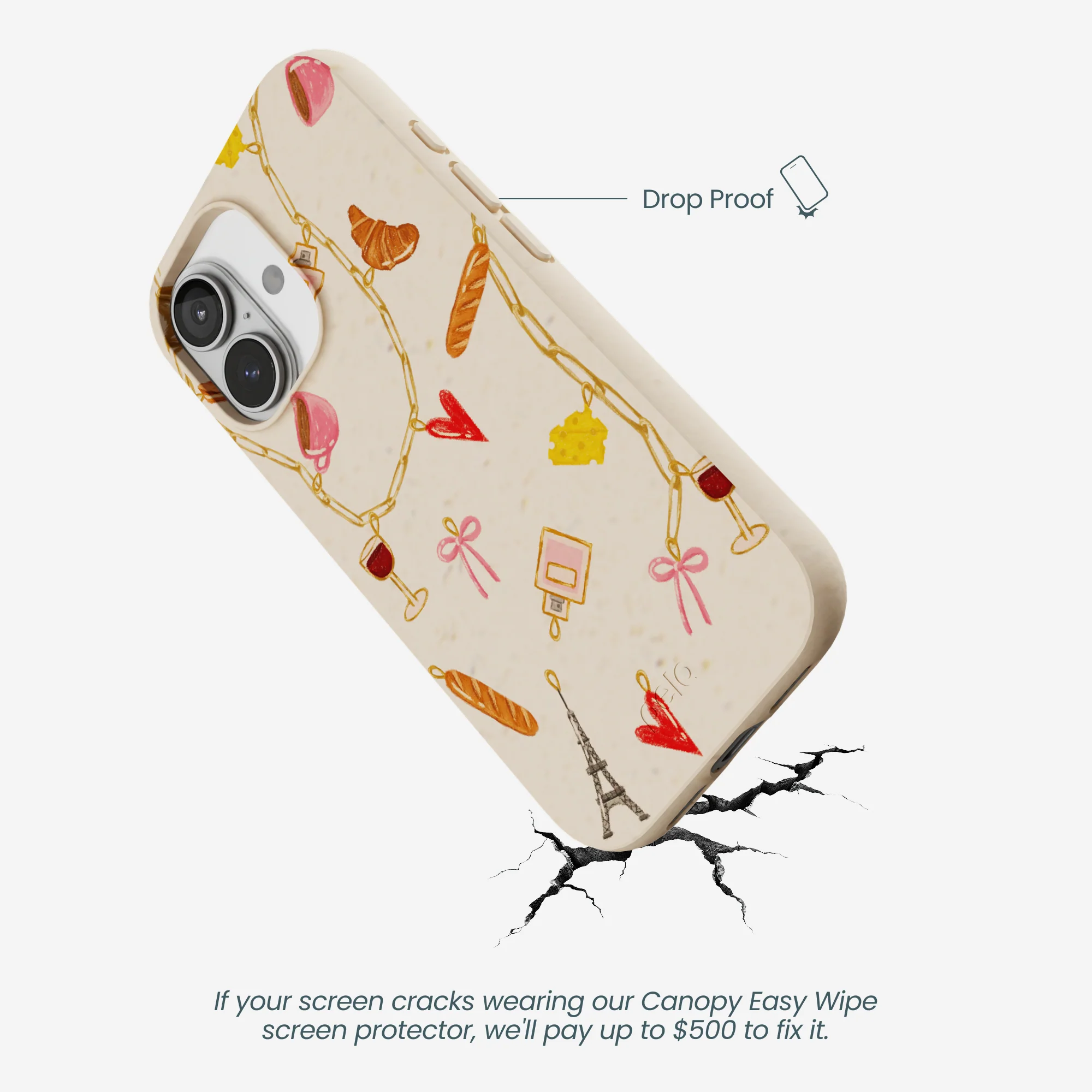 Seashell City of Love iPhone 17 Case - Image 5