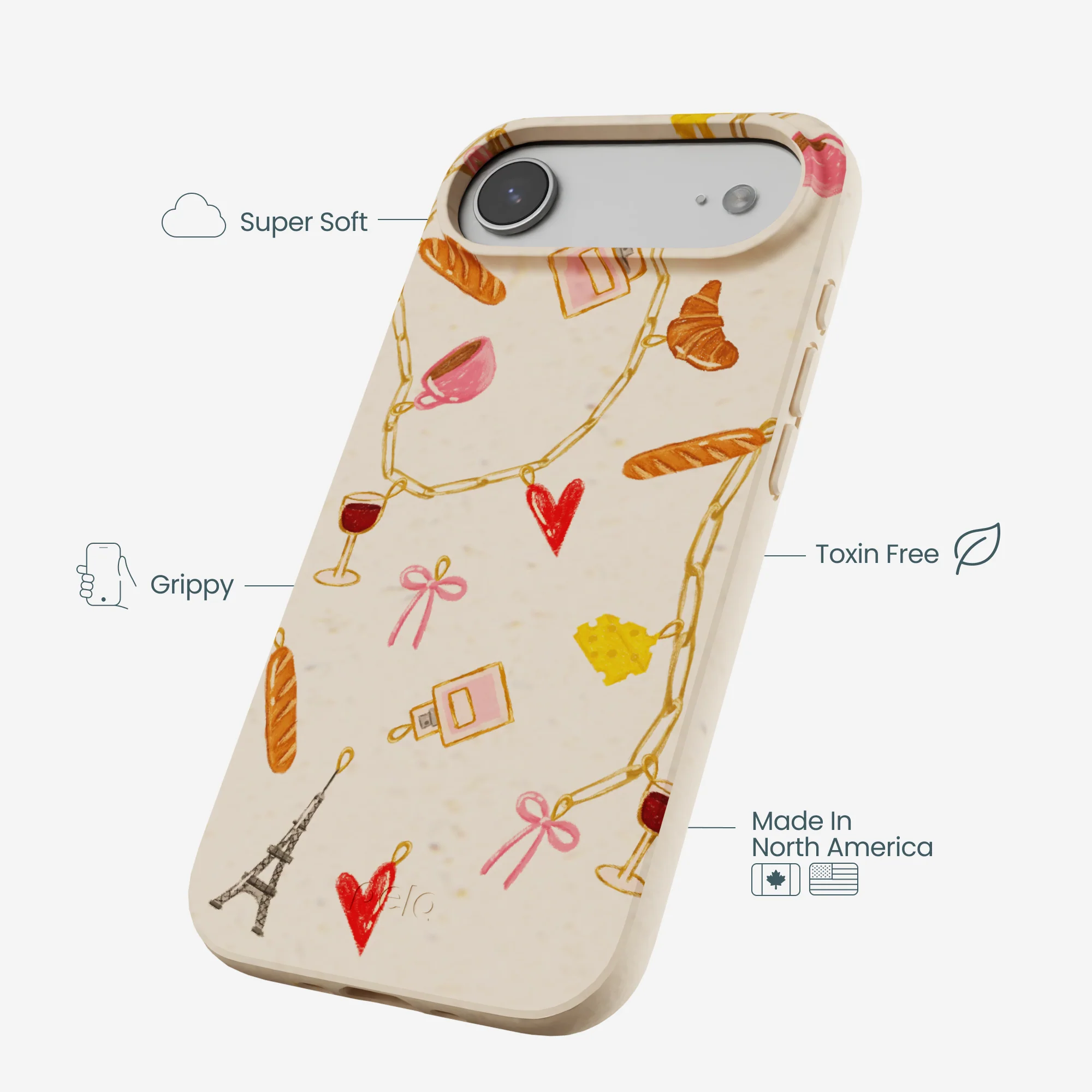 Seashell City of Love iPhone Air Case - Image 4