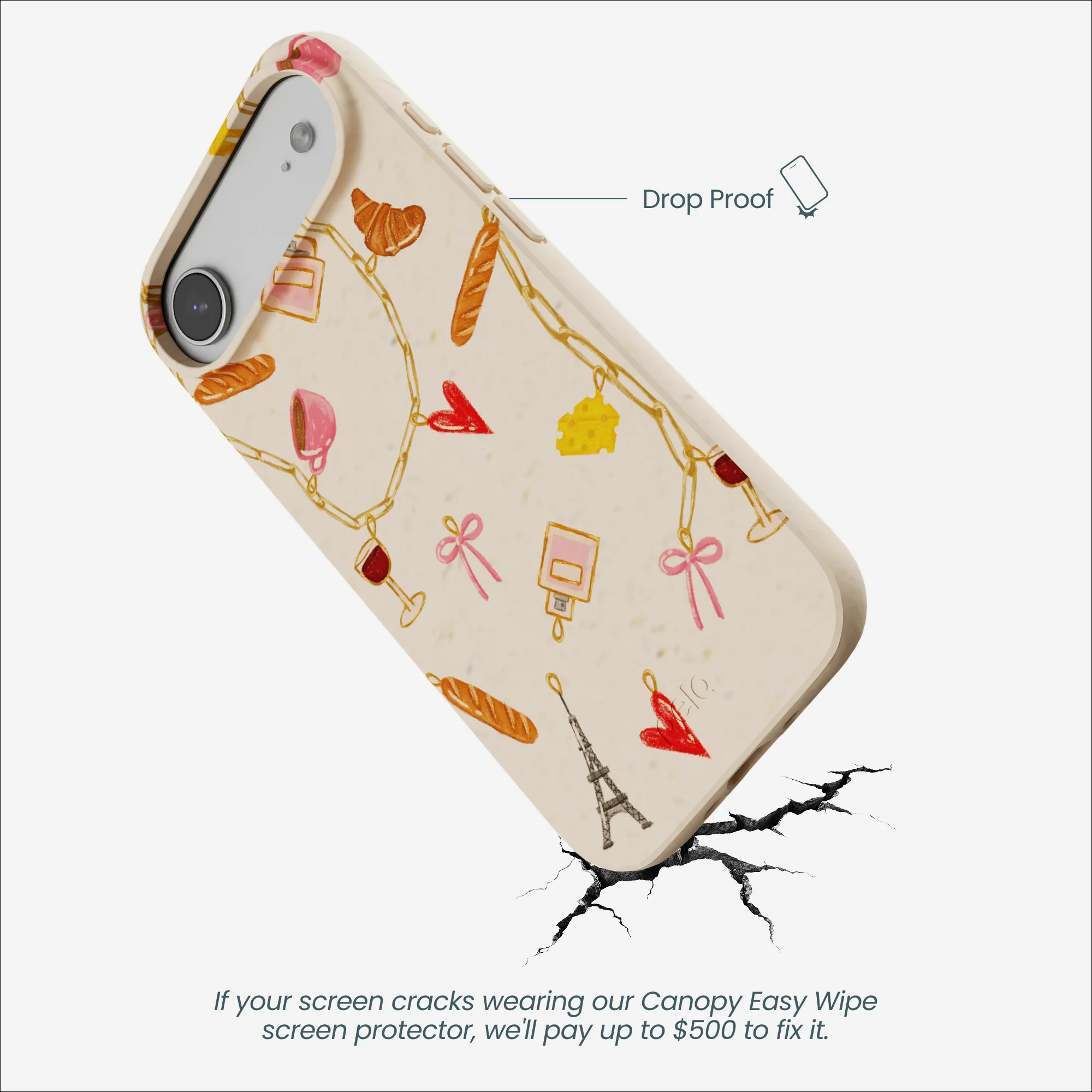 Seashell City of Love iPhone Air Case - Image 5