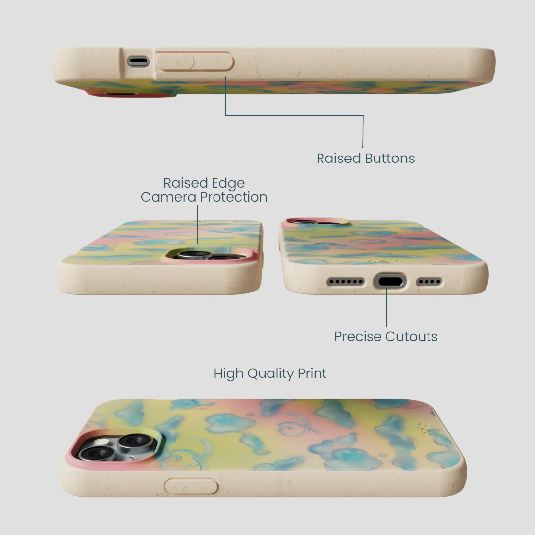 Seashell Cloud Nine iPhone 14 Plus Case - Image 3