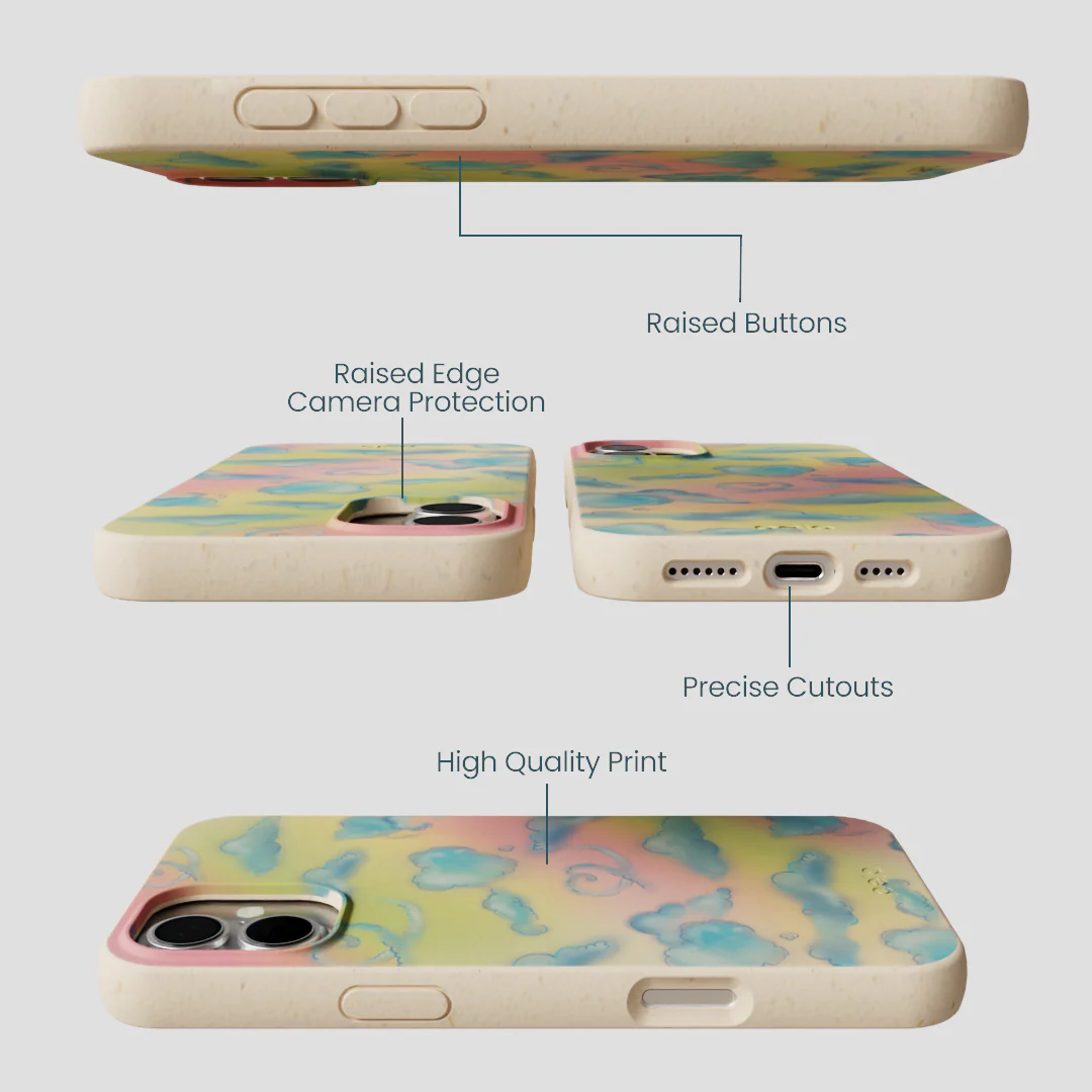 Seashell Cloud Nine iPhone 16 Plus Case - Image 3
