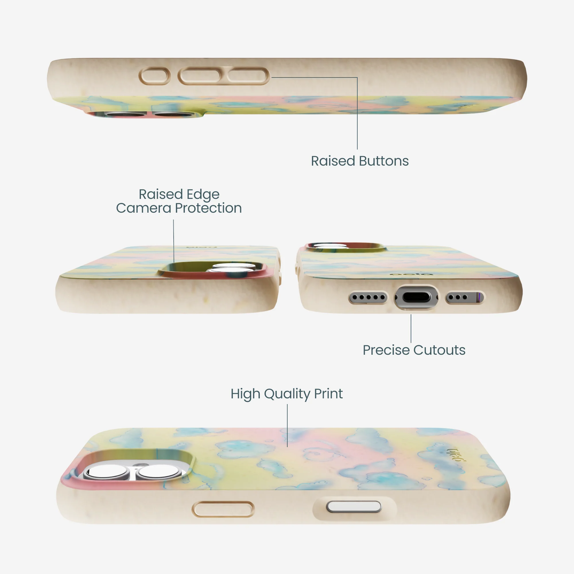 Seashell Cloud Nine iPhone 17 Case - Image 3