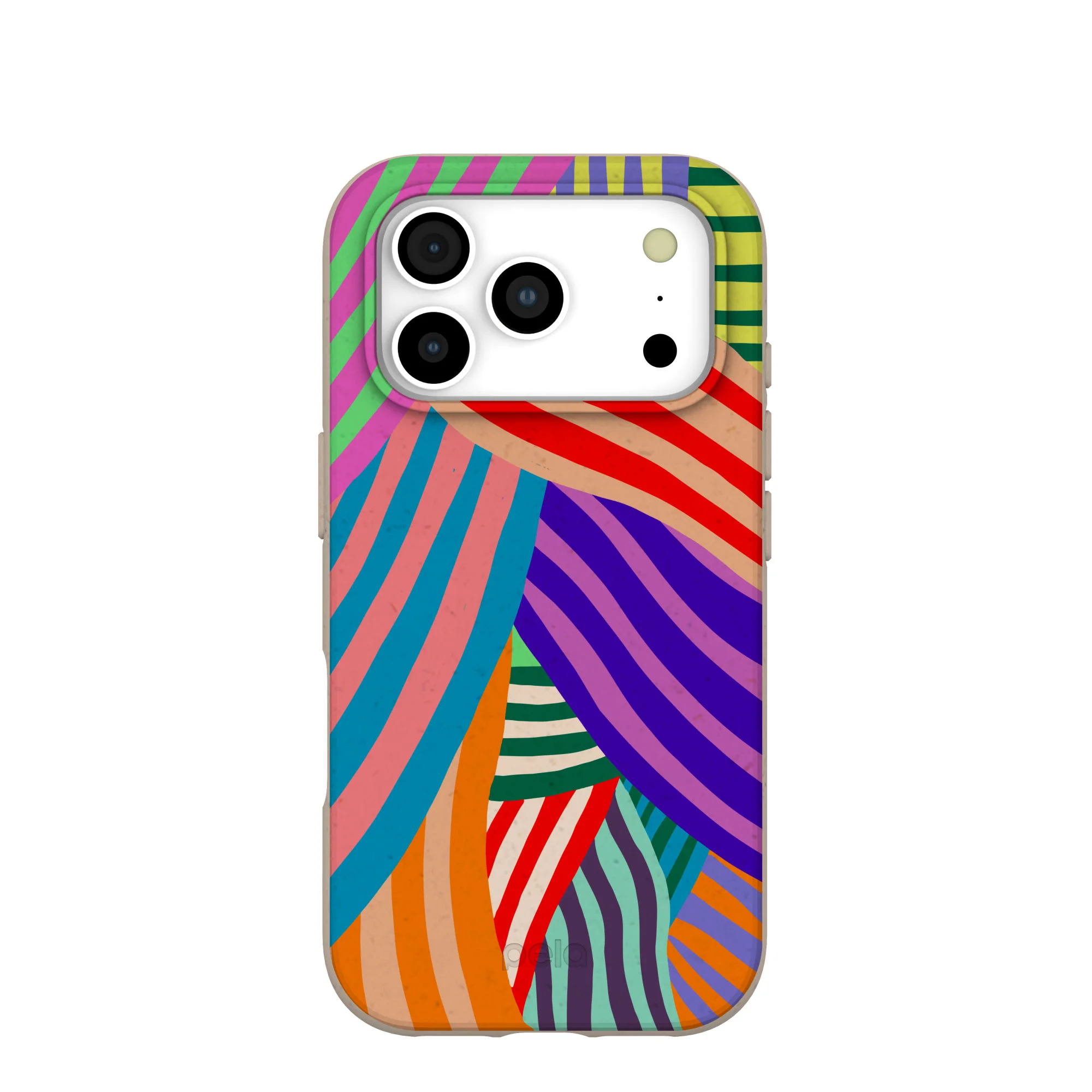 Seashell Clownish Stripes iPhone 17 Pro Case