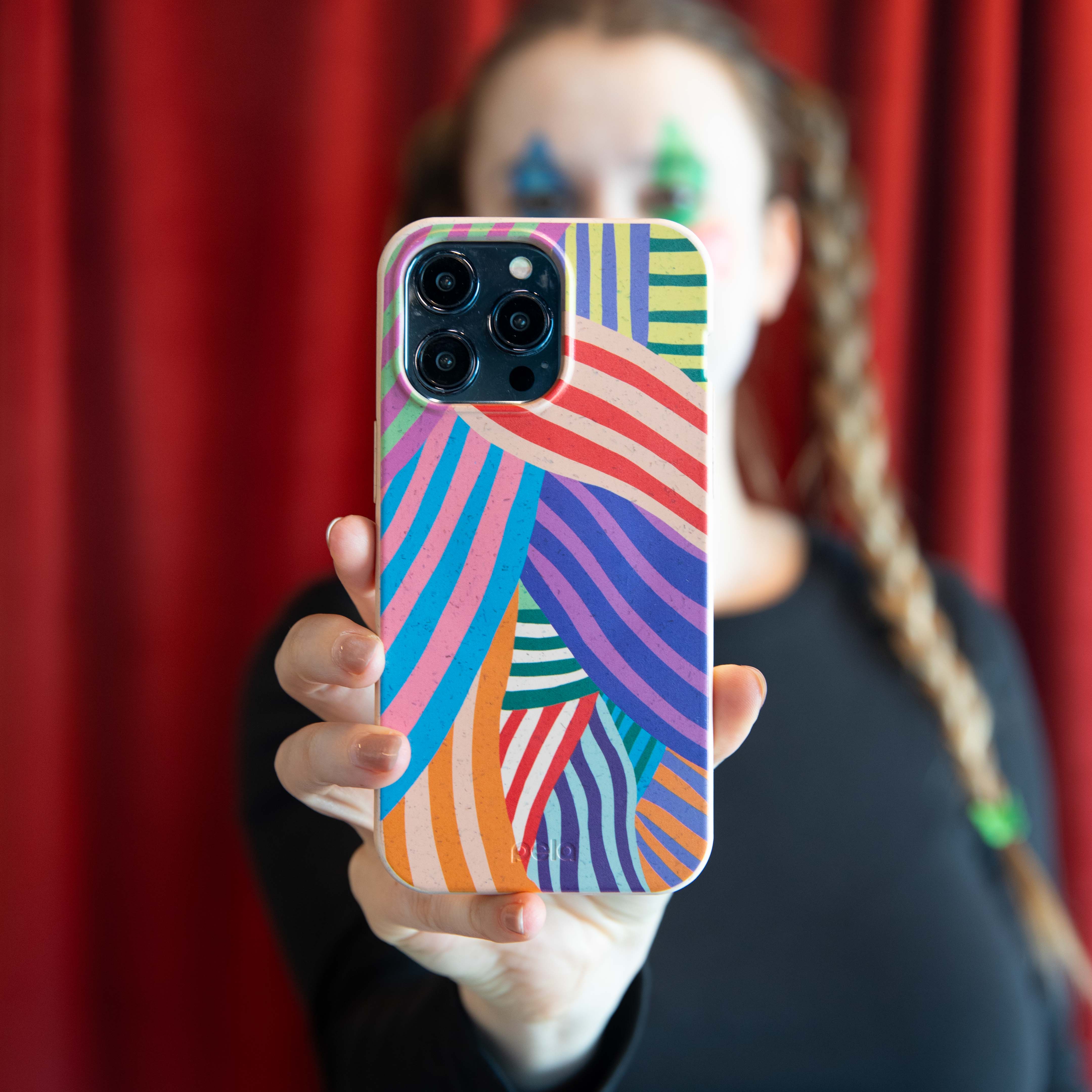 Seashell Clownish Stripes Google Pixel 9a Case - Image 2