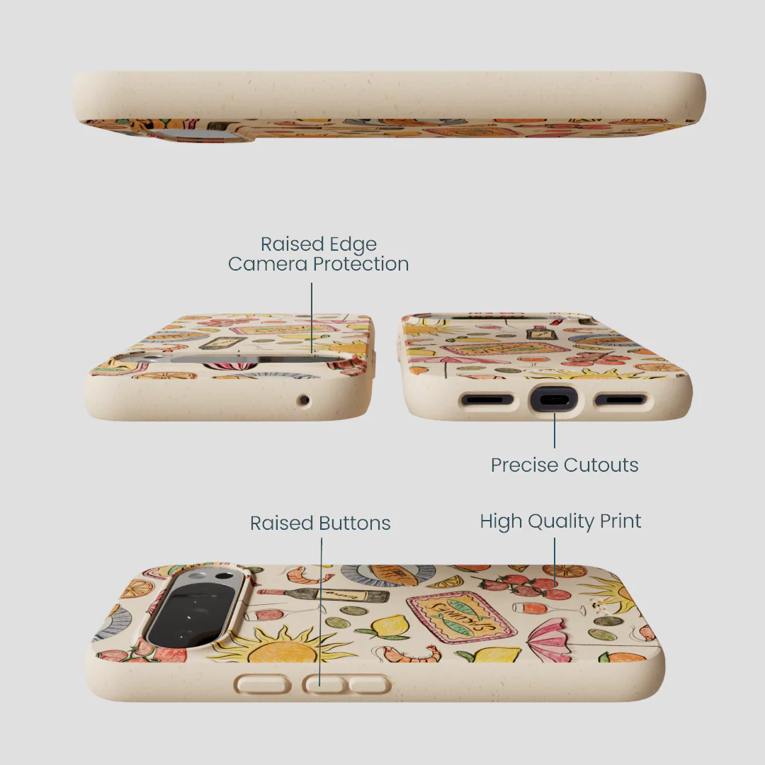 Seashell Coastal Bites Google Pixel 10 Pro XL Case - Image 3