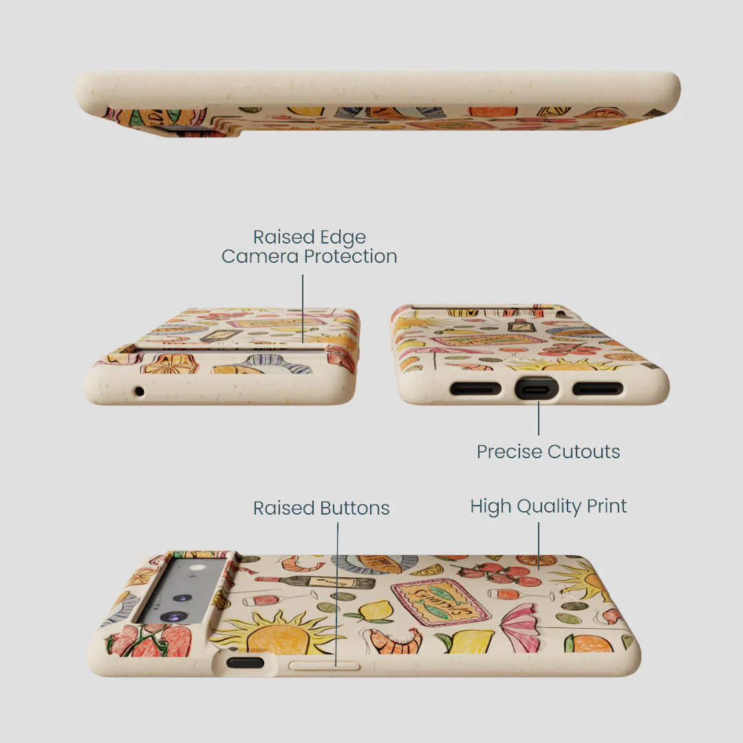 Seashell Coastal Bites Google Pixel 6 Case - Image 3