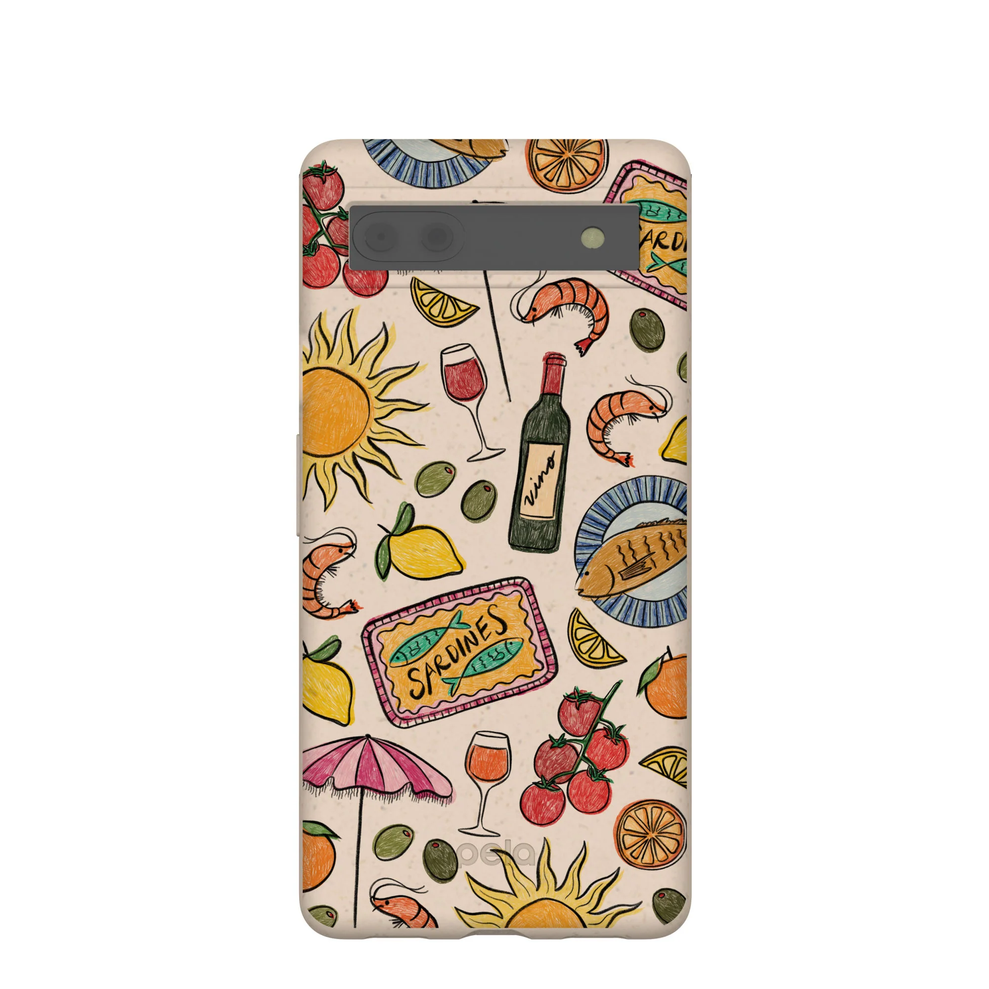 Seashell Coastal Bites Google Pixel 6a Case
