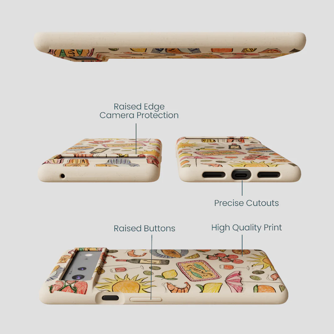 Seashell Coastal Bites Google Pixel 6a Case - Image 3