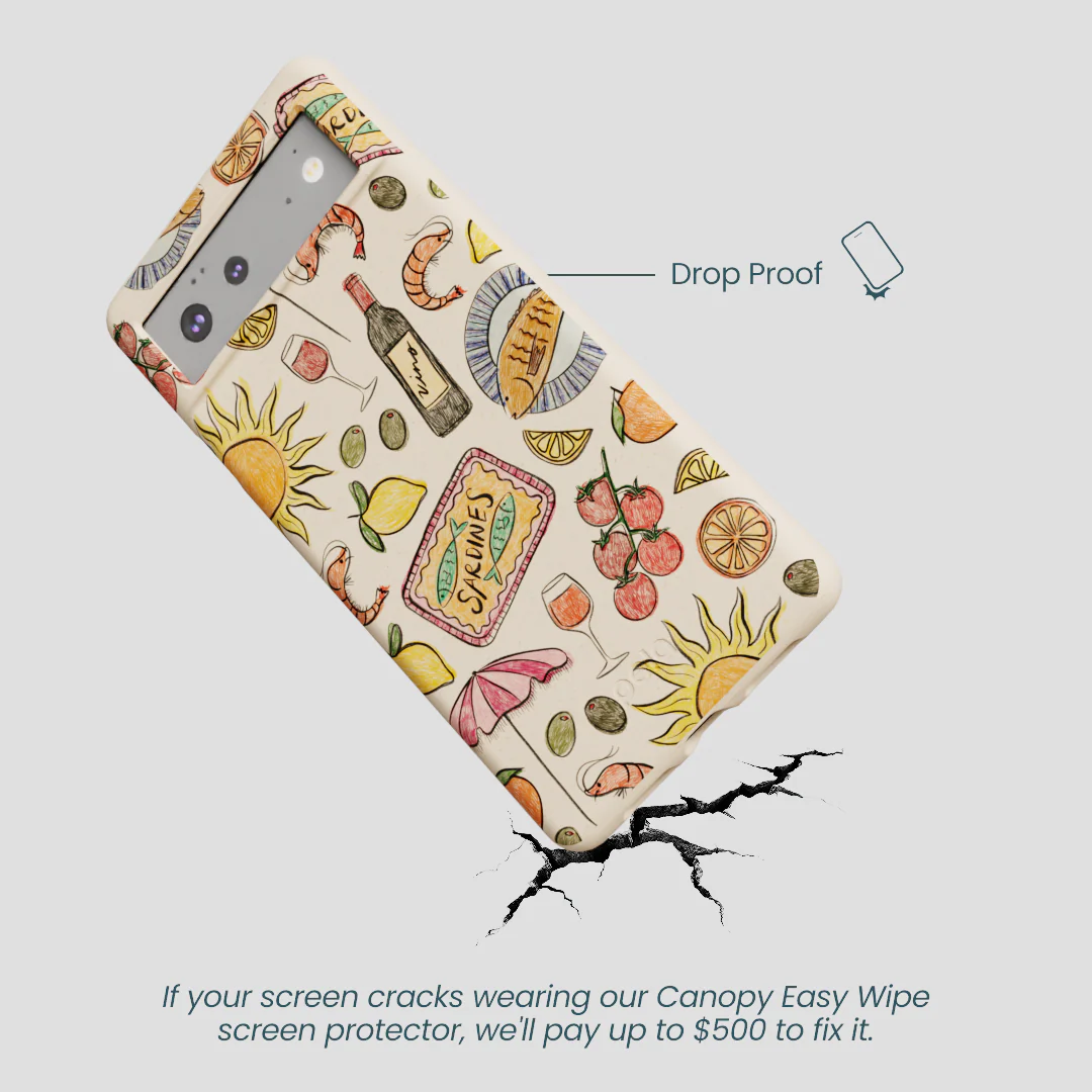 Seashell Coastal Bites Google Pixel 6a Case - Image 5