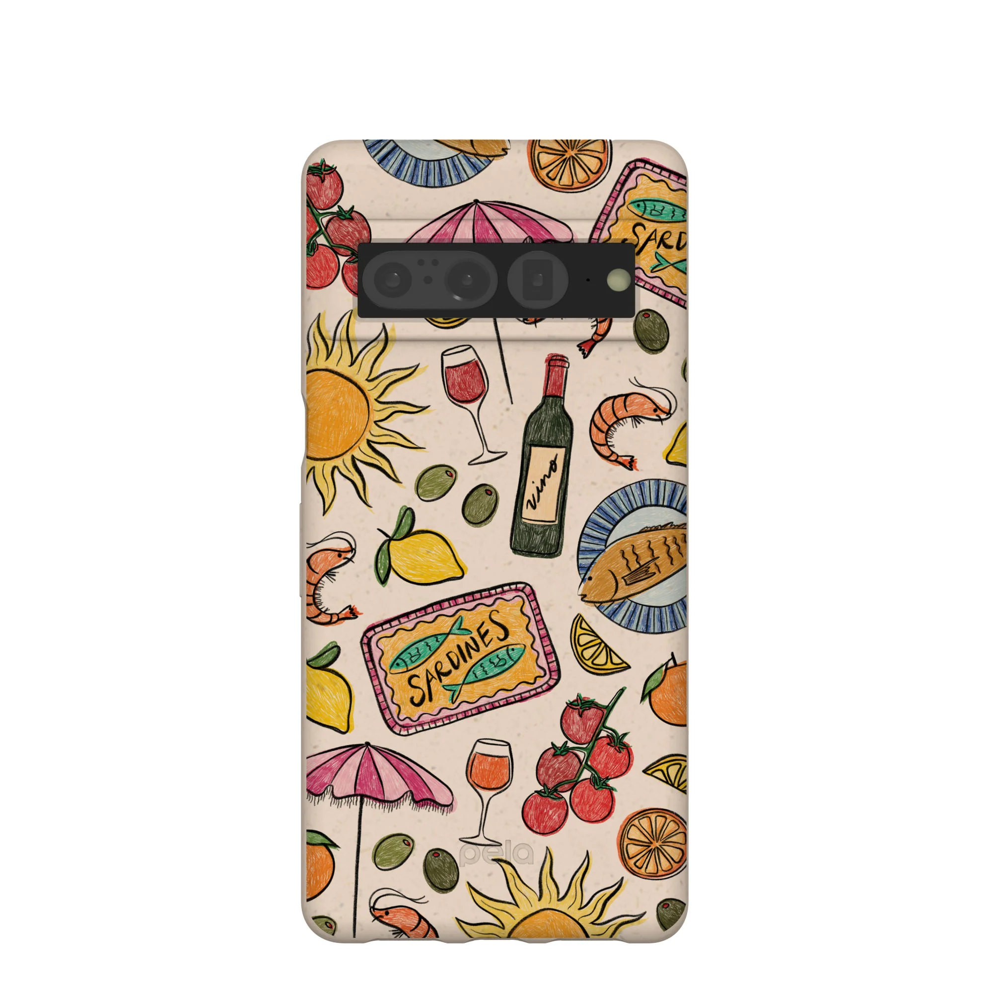 Seashell Coastal Bites Google Pixel 7 Pro Case