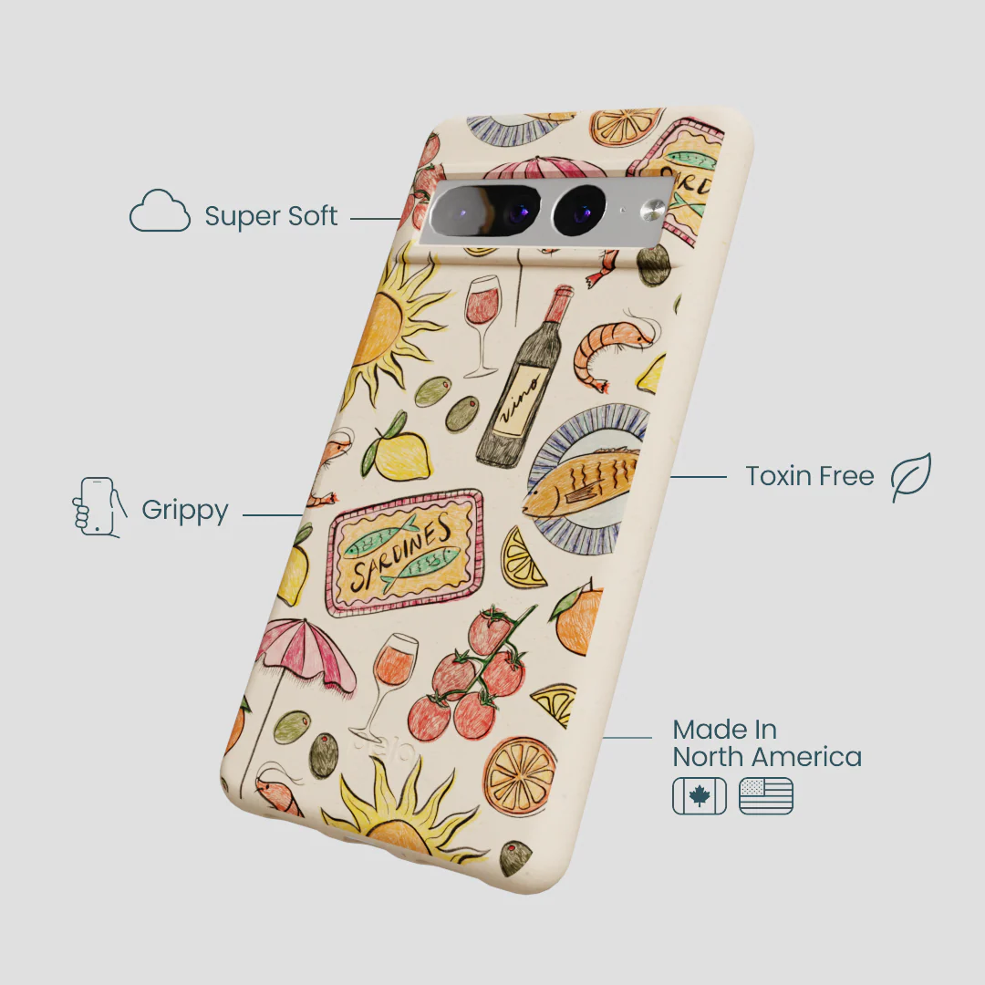 Seashell Coastal Bites Google Pixel 7 Pro Case - Image 4