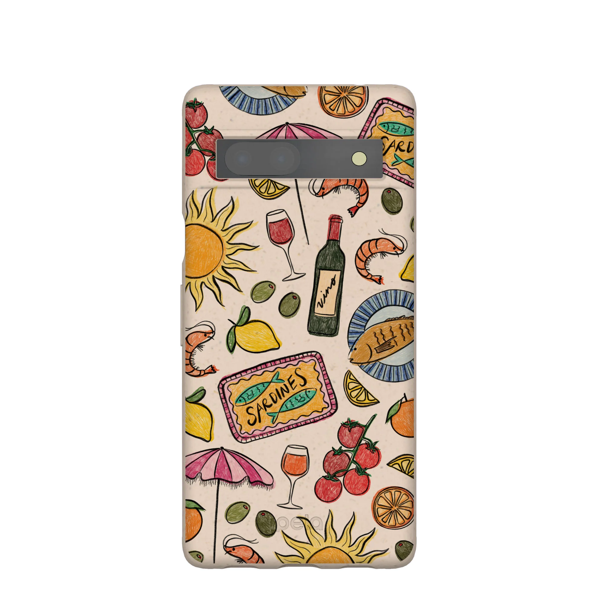 Seashell Coastal Bites Google Pixel 7a Case