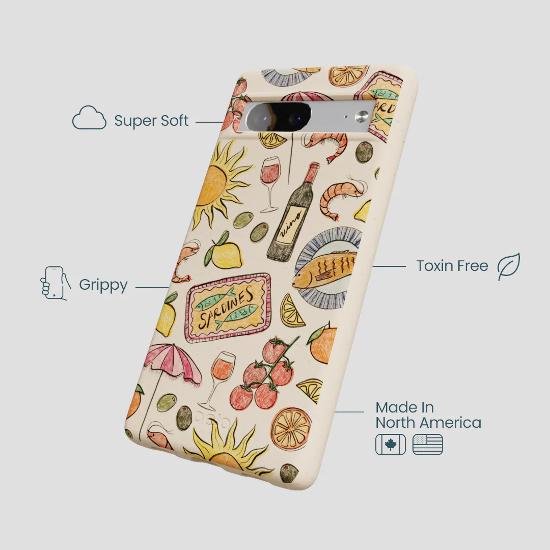 Seashell Coastal Bites Google Pixel 7a Case - Image 4