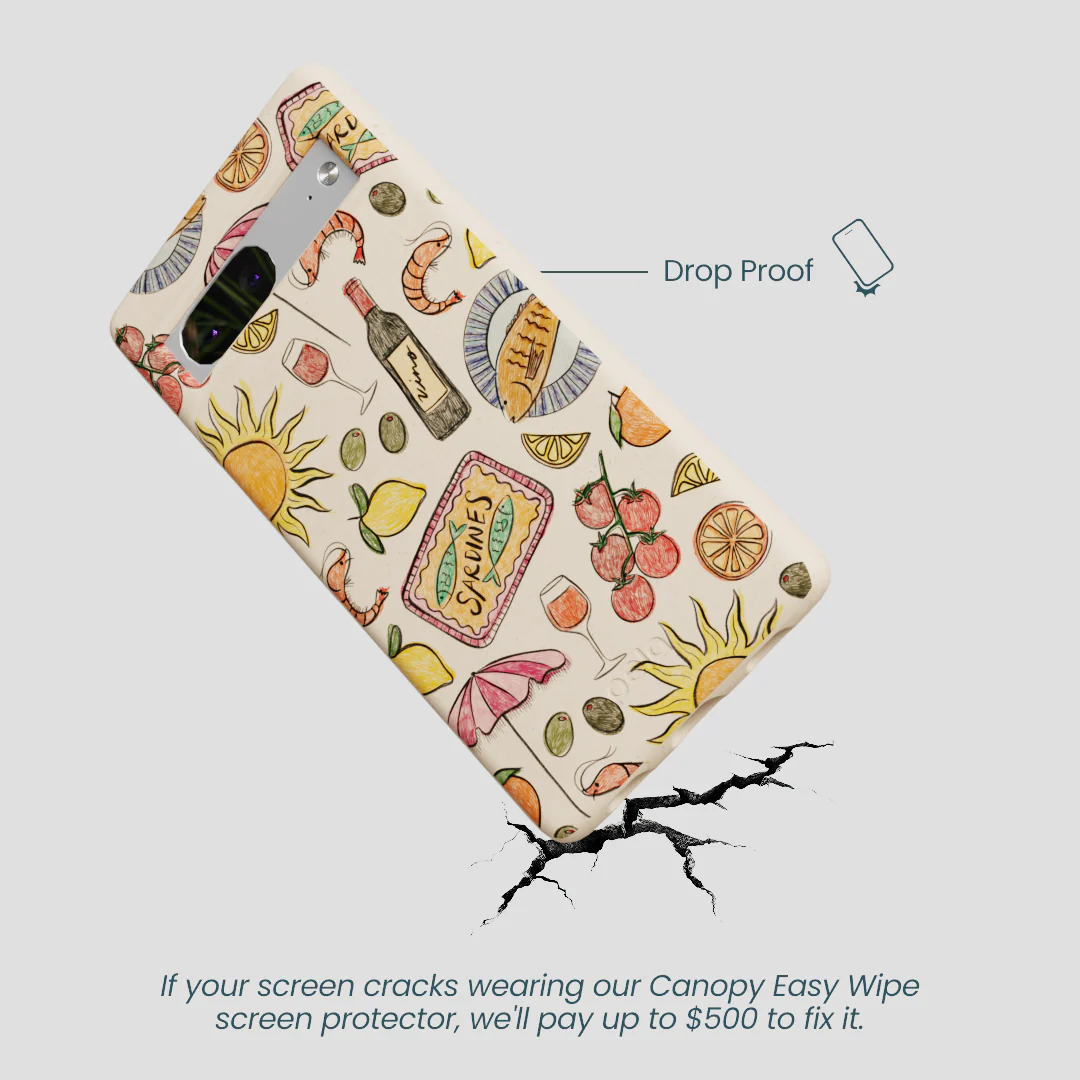 Seashell Coastal Bites Google Pixel 7a Case - Image 5