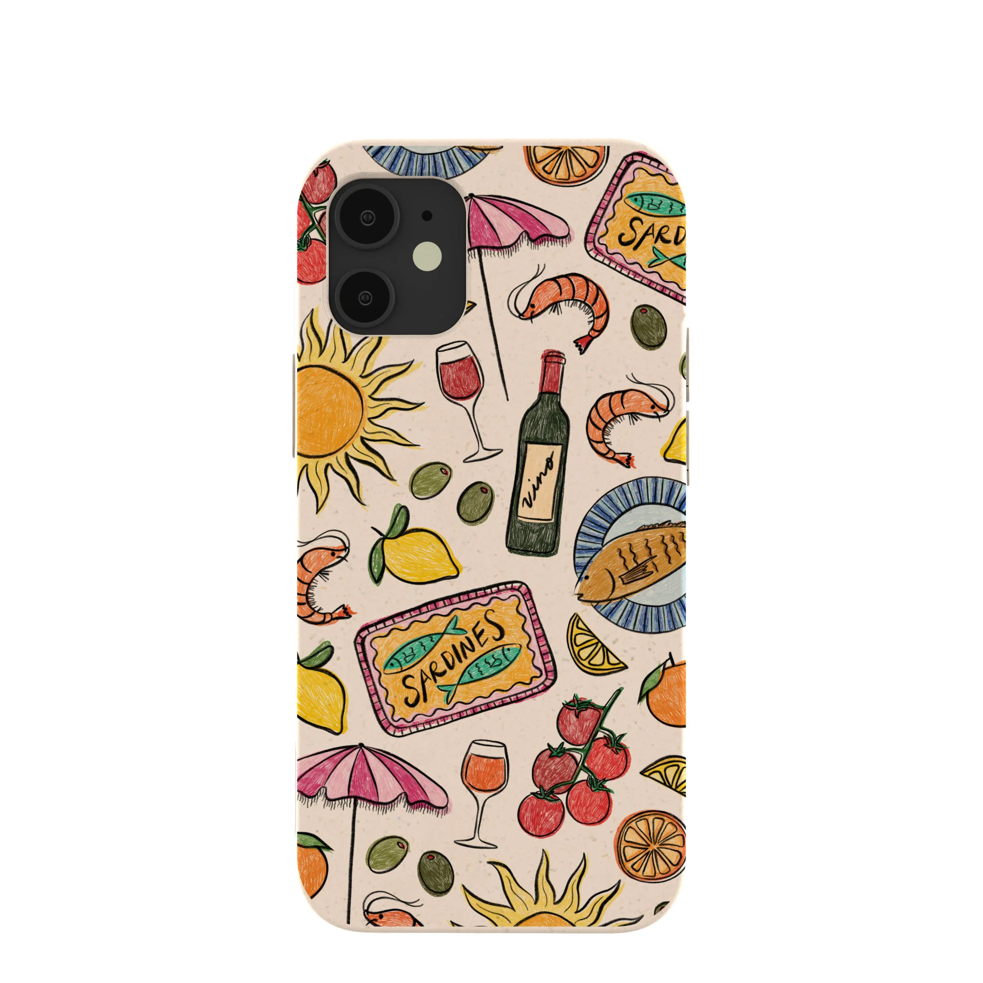 Seashell Coastal Bites iPhone 12 Mini Case