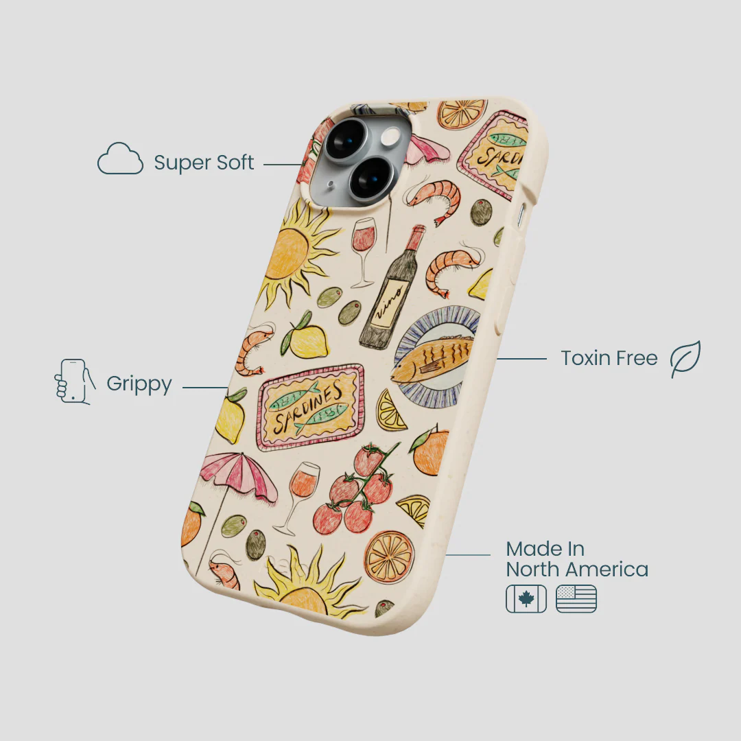 Seashell Coastal Bites iPhone 15 Case - Image 4