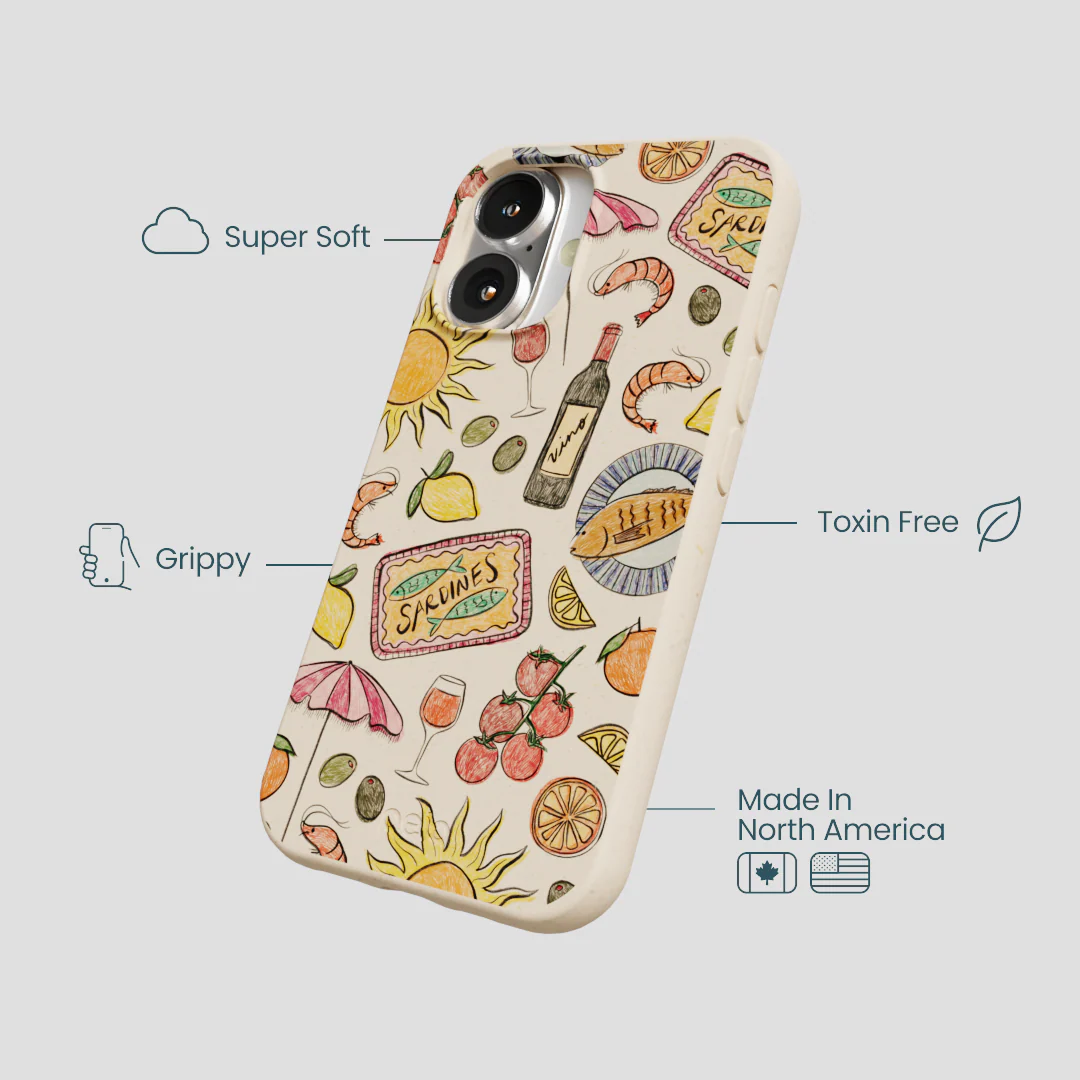 Seashell Coastal Bites iPhone 16 Case - Image 4