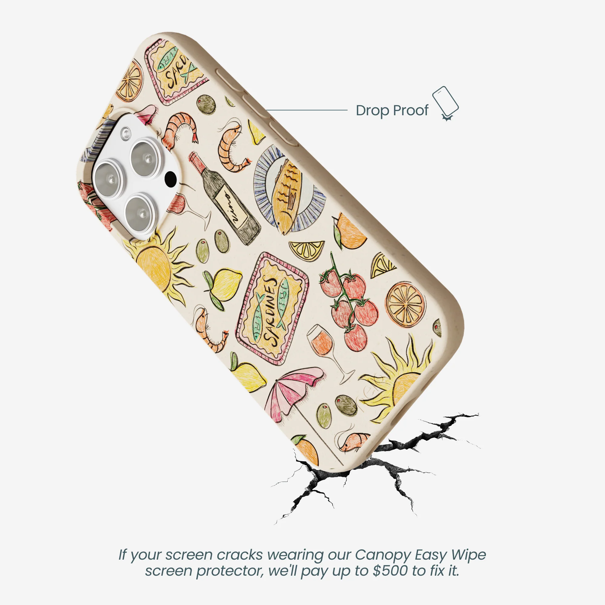 Seashell Coastal Bites iPhone 16 Pro Max Case - Image 5