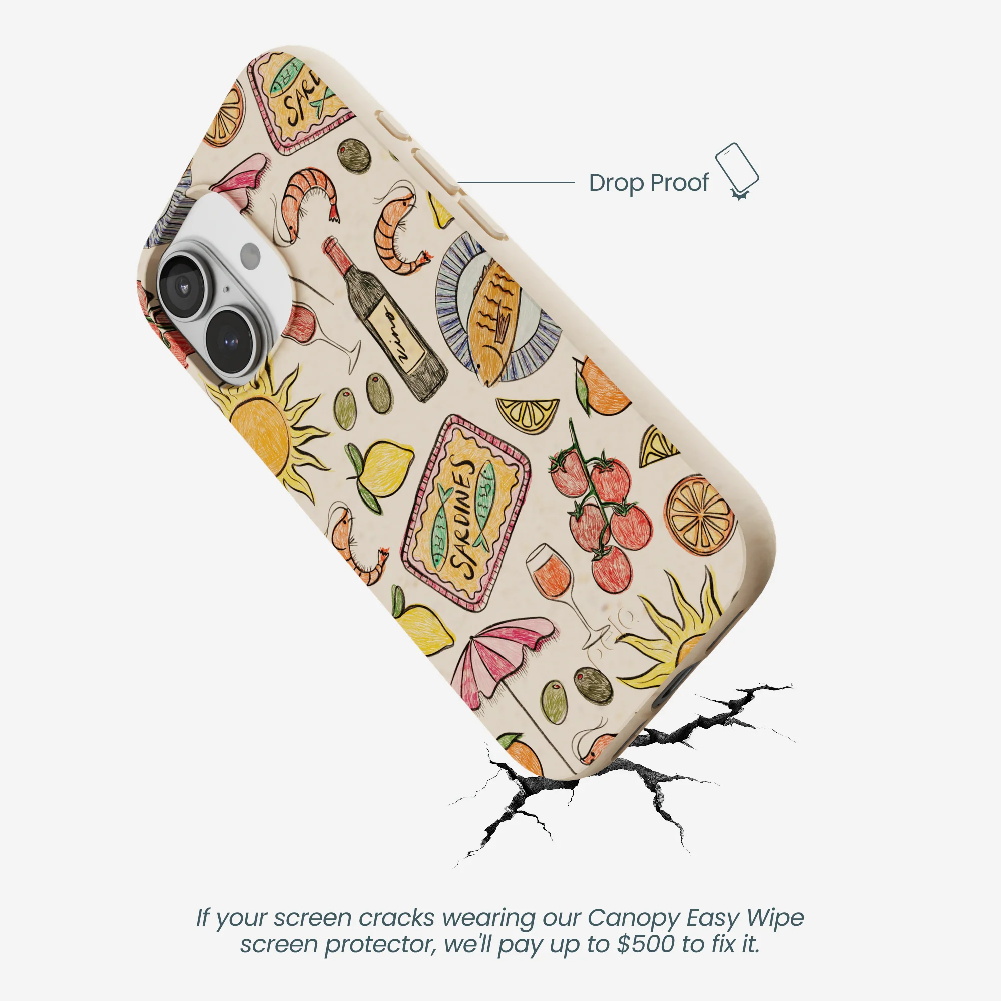 Seashell Coastal Bites iPhone 17 Case - Image 5