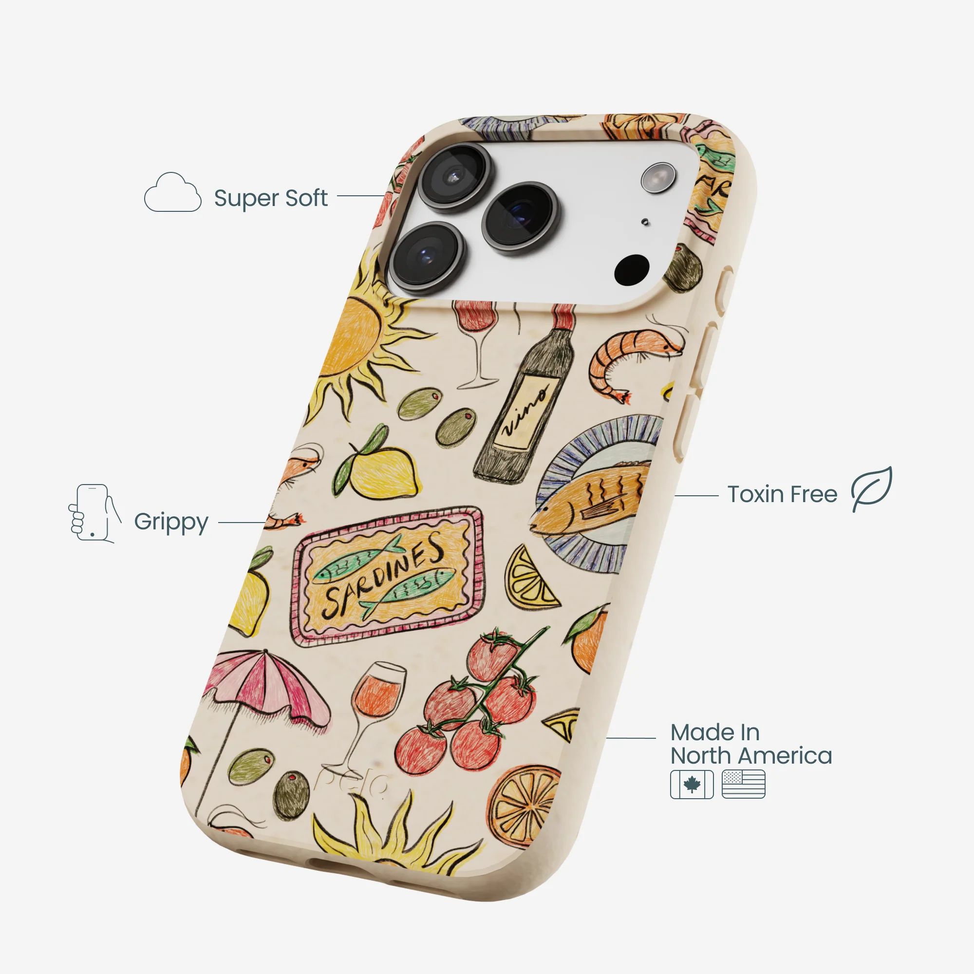 Seashell Coastal Bites iPhone 17 Pro Case - Image 4