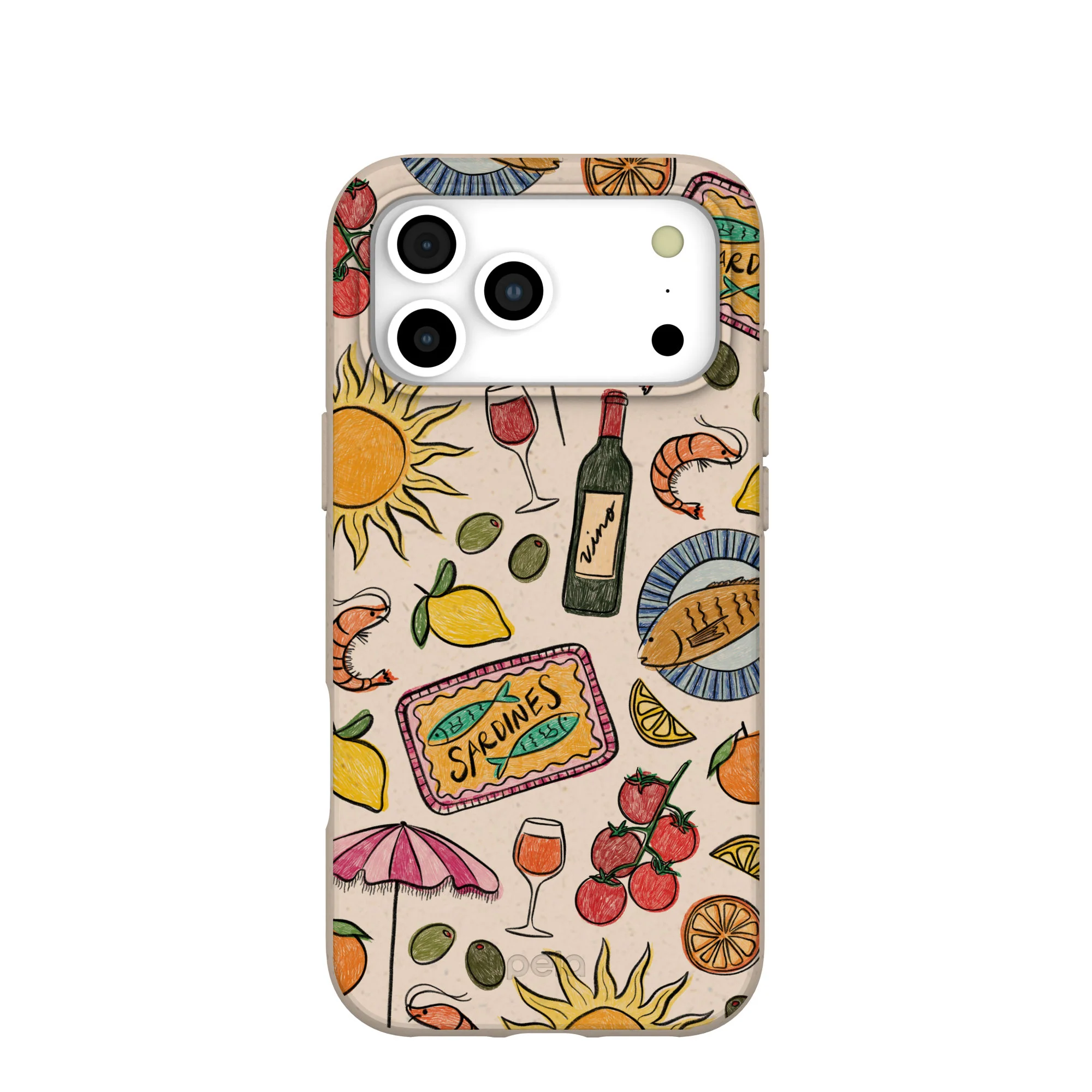 Seashell Coastal Bites iPhone 17 Pro Max Case