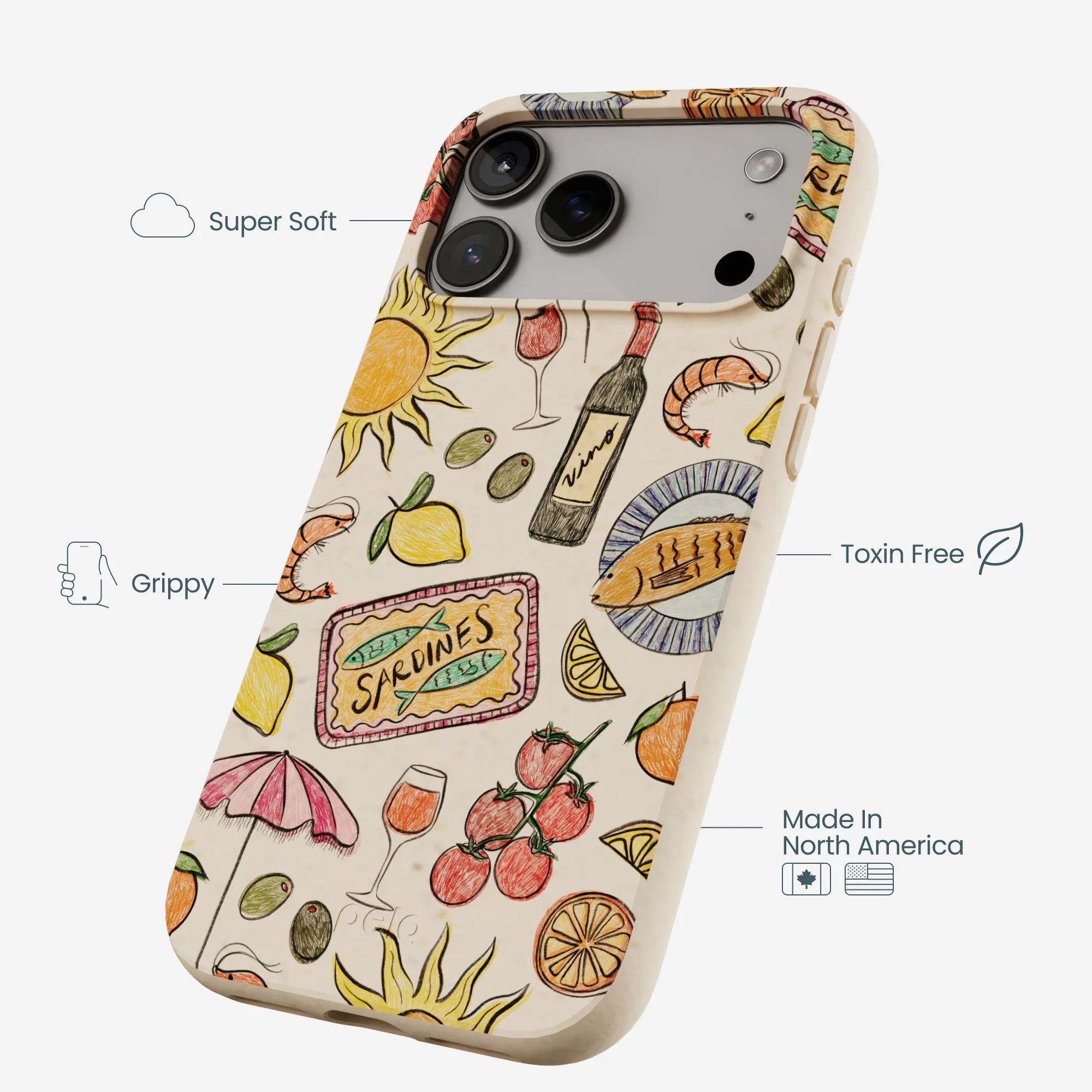 Seashell Coastal Bites iPhone 17 Pro Max Case - Image 4