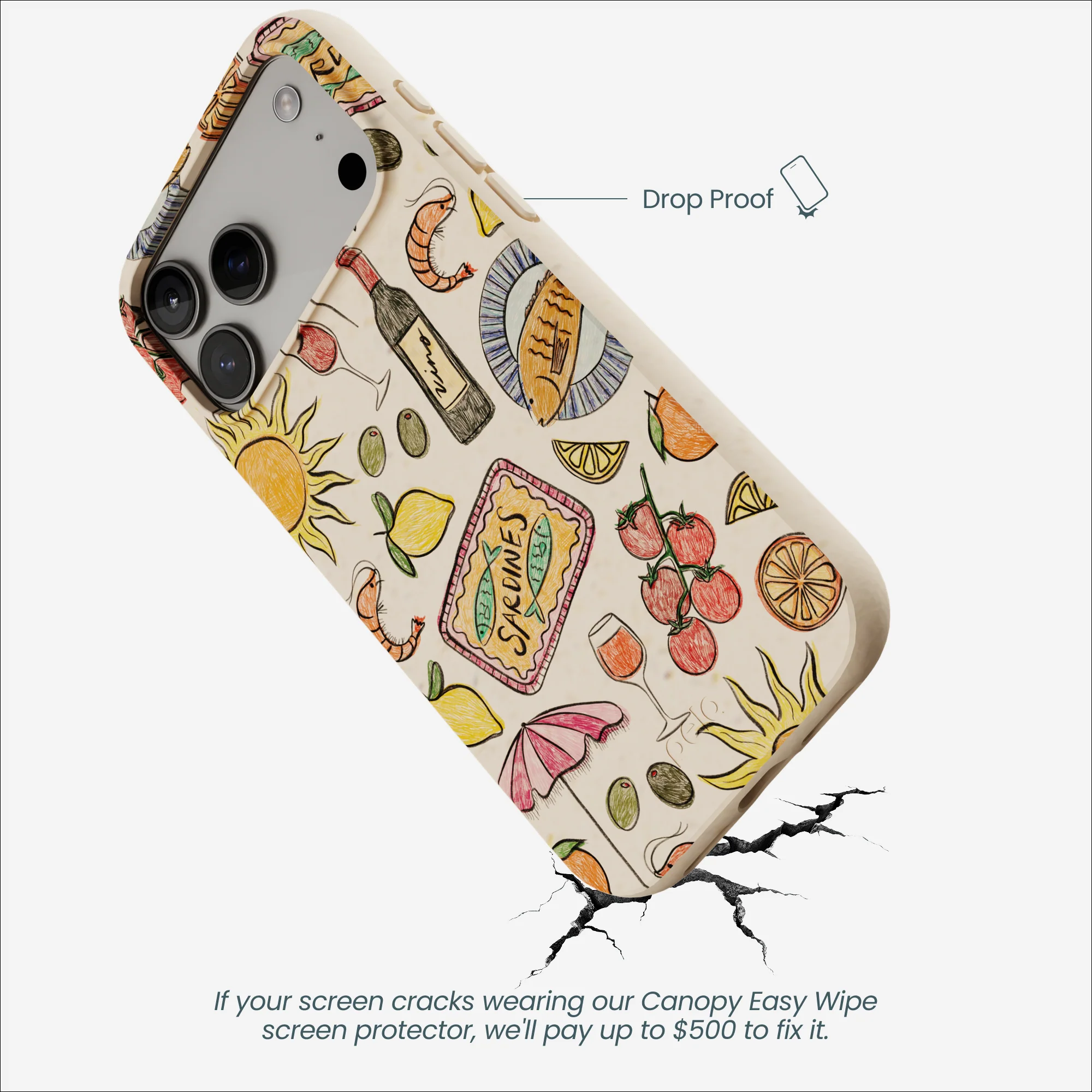 Seashell Coastal Bites iPhone 17 Pro Max Case - Image 5