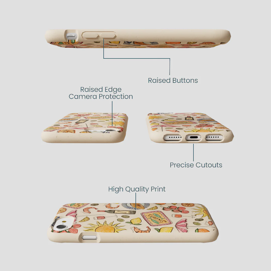 Seashell Coastal Bites iPhone 6/6s/7/8/SE Case - Image 3