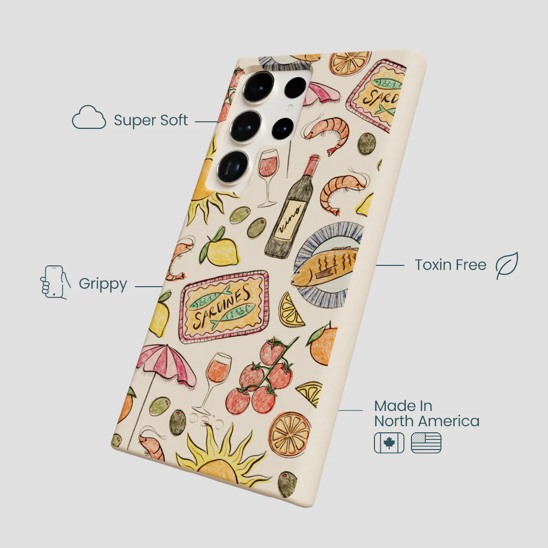 Seashell Coastal Bites Samsung Galaxy S24 Ultra Case - Image 4