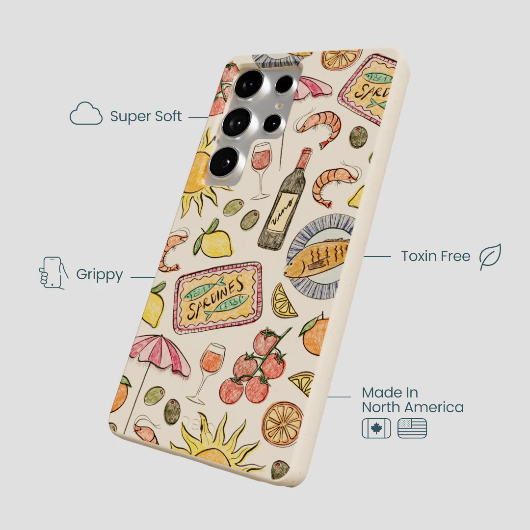 Seashell Coastal Bites Samsung Galaxy S25 Ultra Case - Image 4